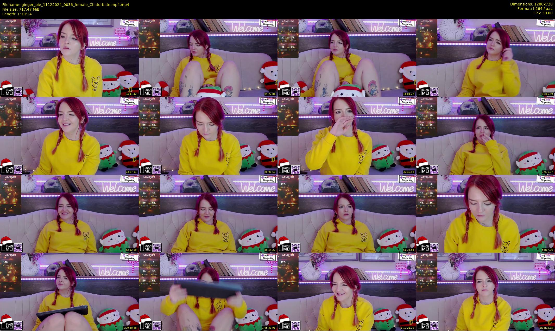 ginger_pie — 80 minute Chaturbate female cam show recording, 720p, Dec 11, 2024