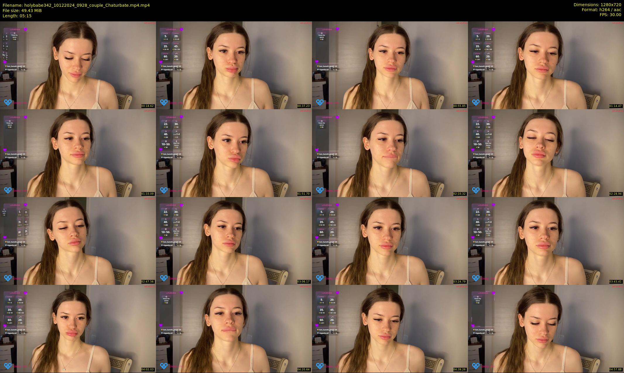 holybabe342 — 6 minute Chaturbate couple cam show recording, 720p, Dec 10, 2024