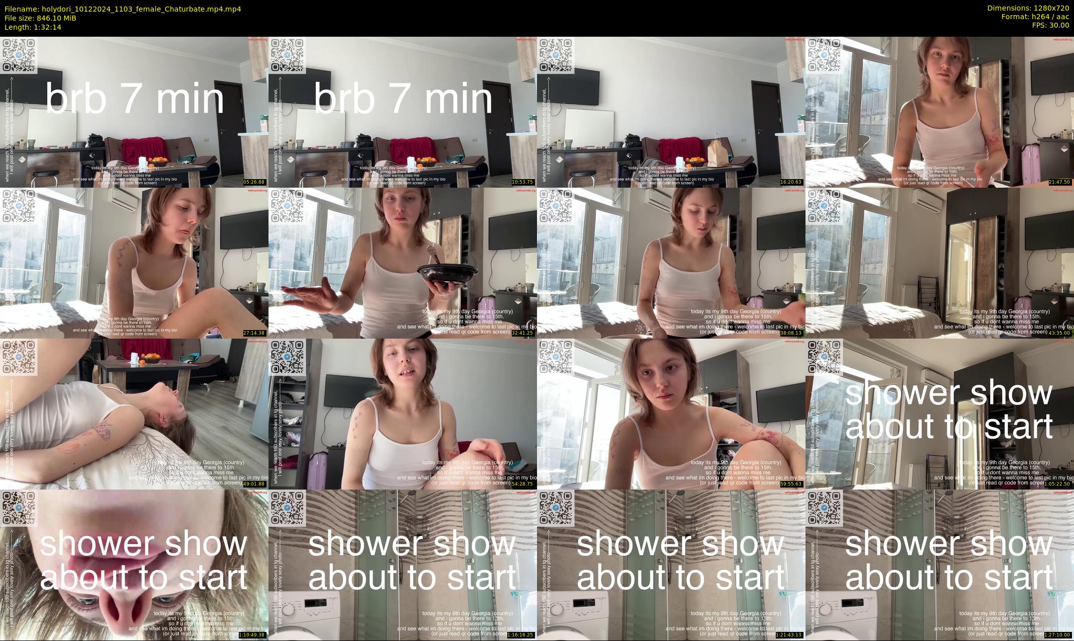 holydori — 93 minute Chaturbate female cam show recording, 720p, Dec 10, 2024