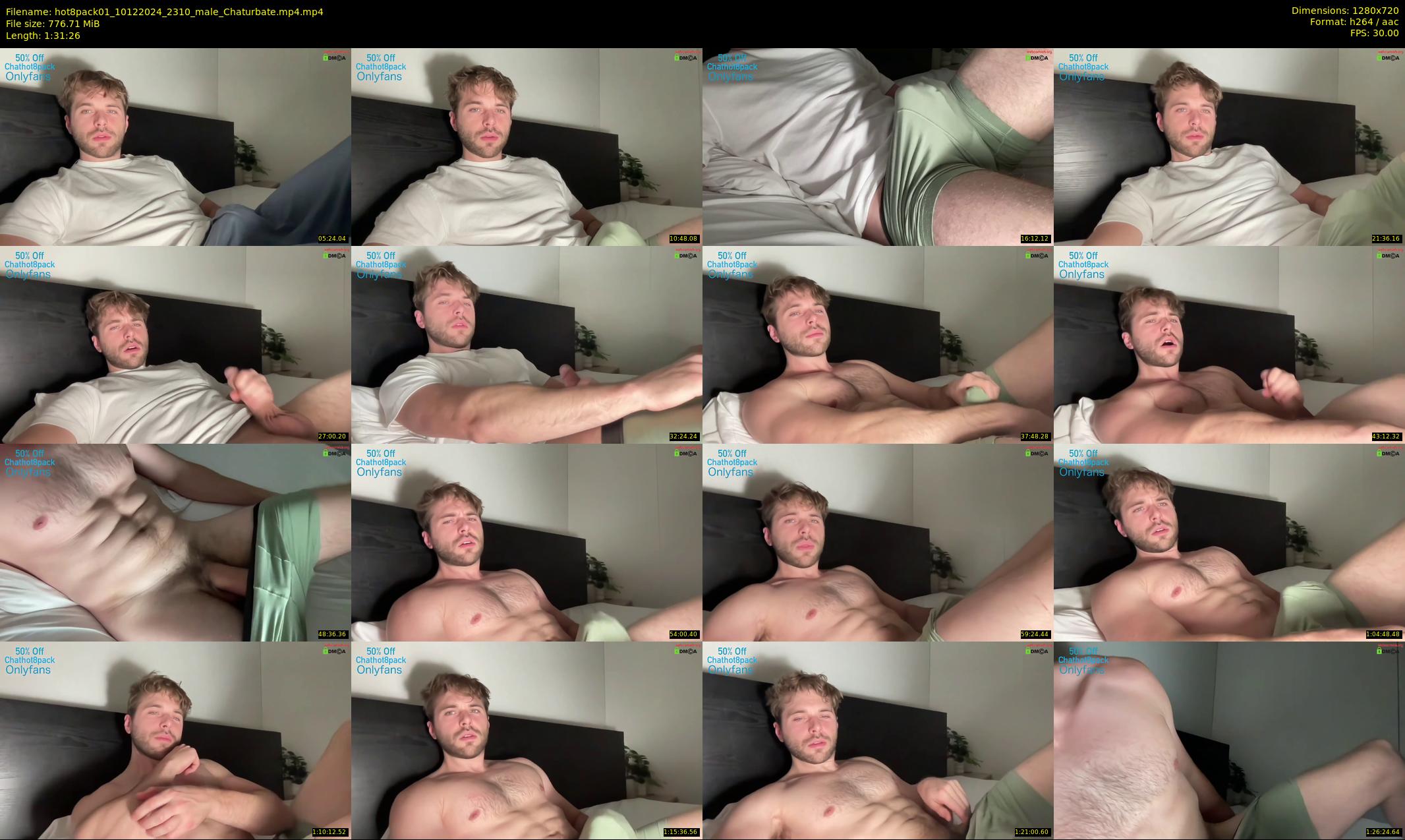hot8pack01 — 92 minute Chaturbate male cam show recording, 720p, Dec 10, 2024