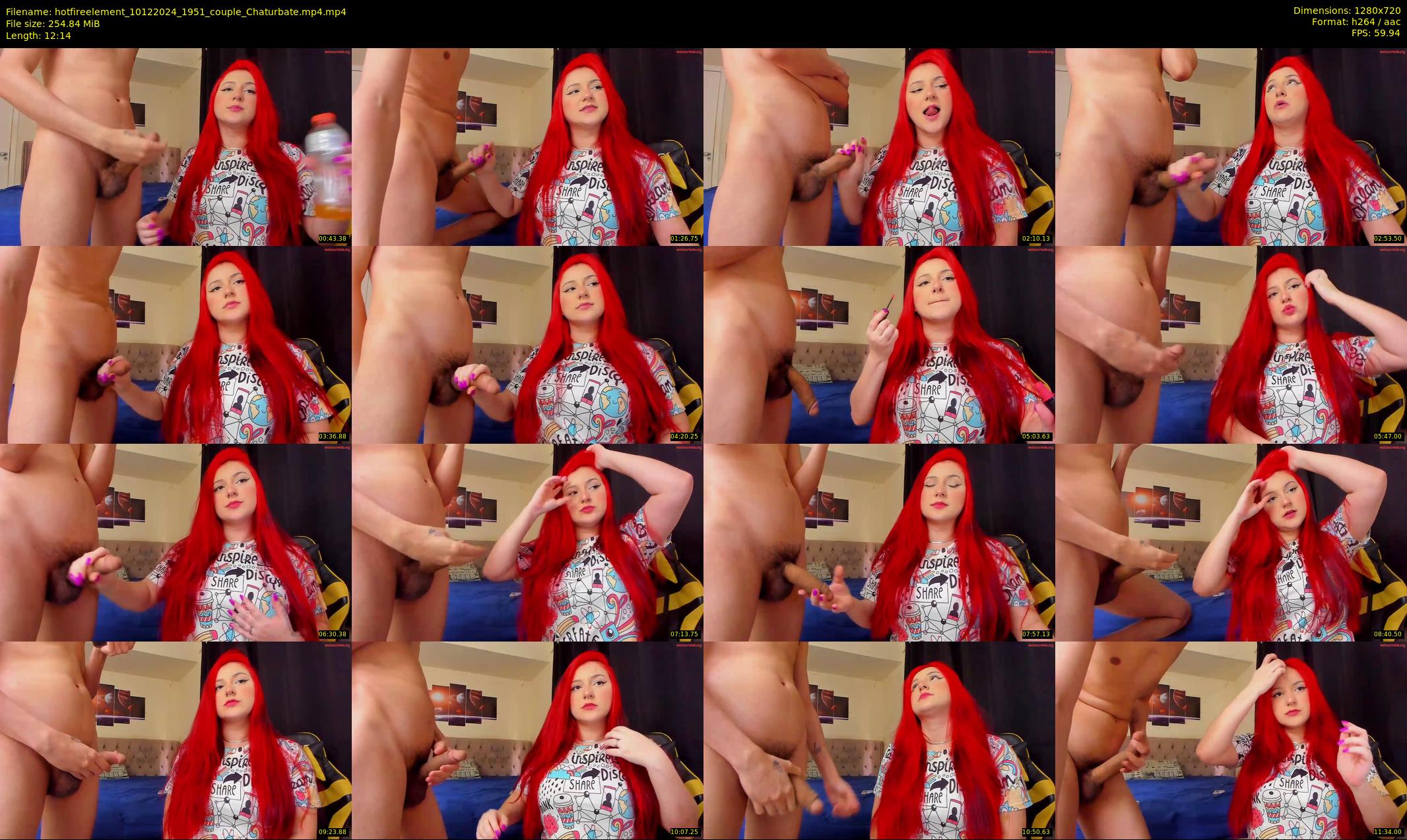 hotfireelement — 13 minute Chaturbate couple cam show recording, 720p, Dec 10, 2024
