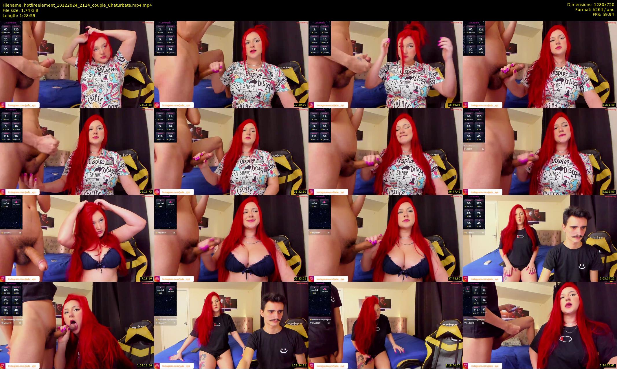 hotfireelement — 89 minute Chaturbate couple cam show recording, 720p, Dec 10, 2024