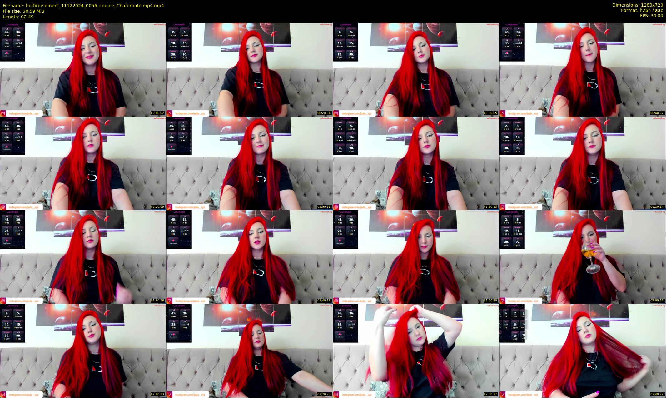 hotfireelement — 3 minute Chaturbate couple cam show recording, 720p, Dec 11, 2024