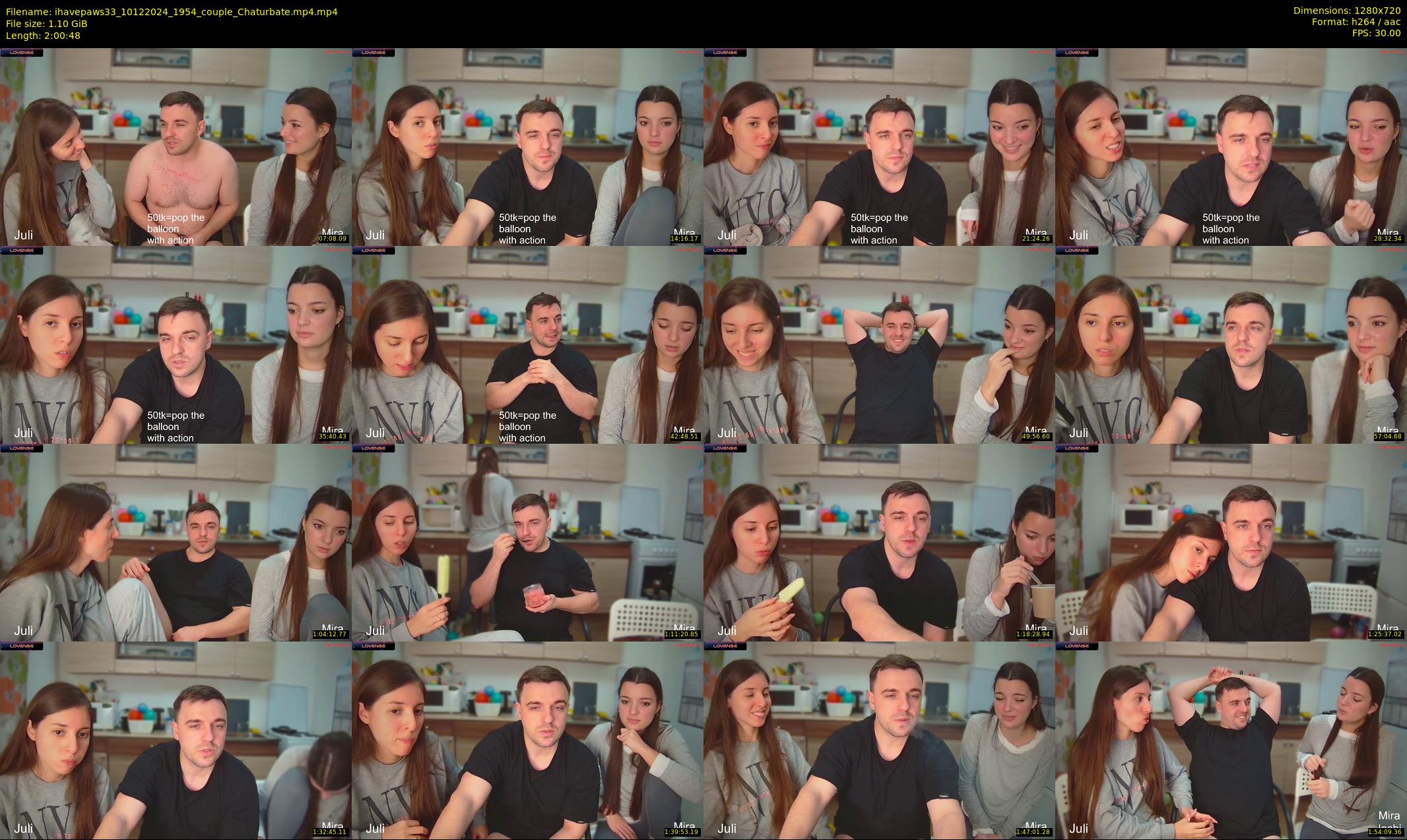 ihavepaws33 — 121 minute Chaturbate couple cam show recording, 720p, Dec 10, 2024