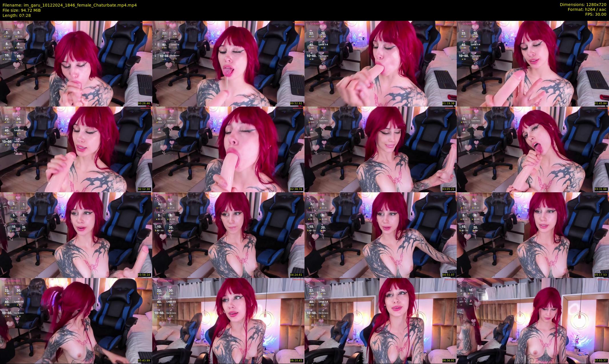 im_garu — 8 minute Chaturbate female cam show recording, 720p, Dec 10, 2024