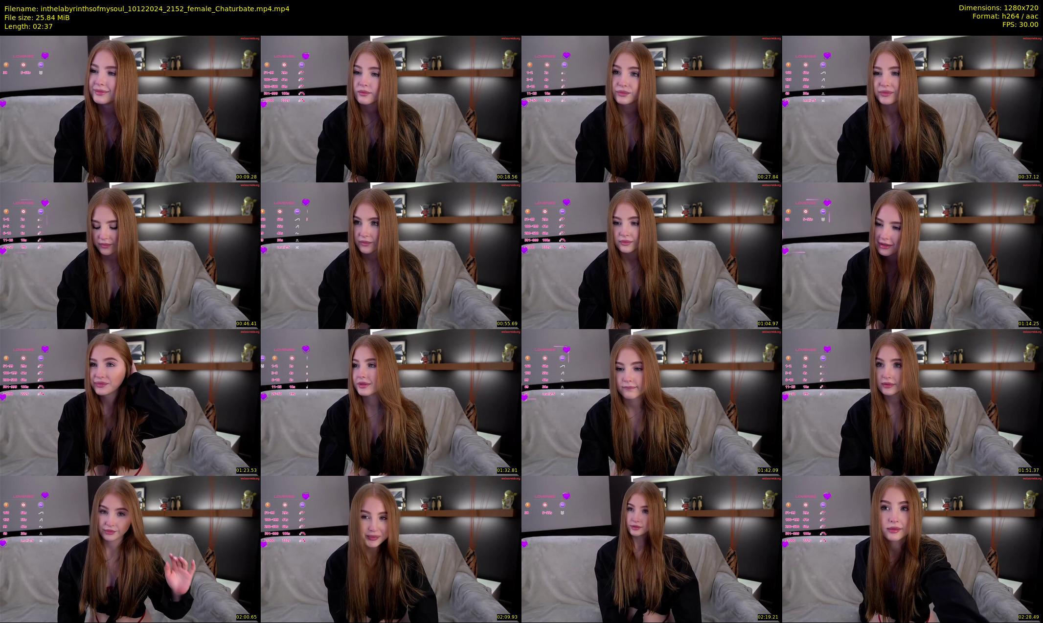 inthelabyrinthsofmysoul — 3 minute Chaturbate female cam show recording, 720p, Dec 10, 2024