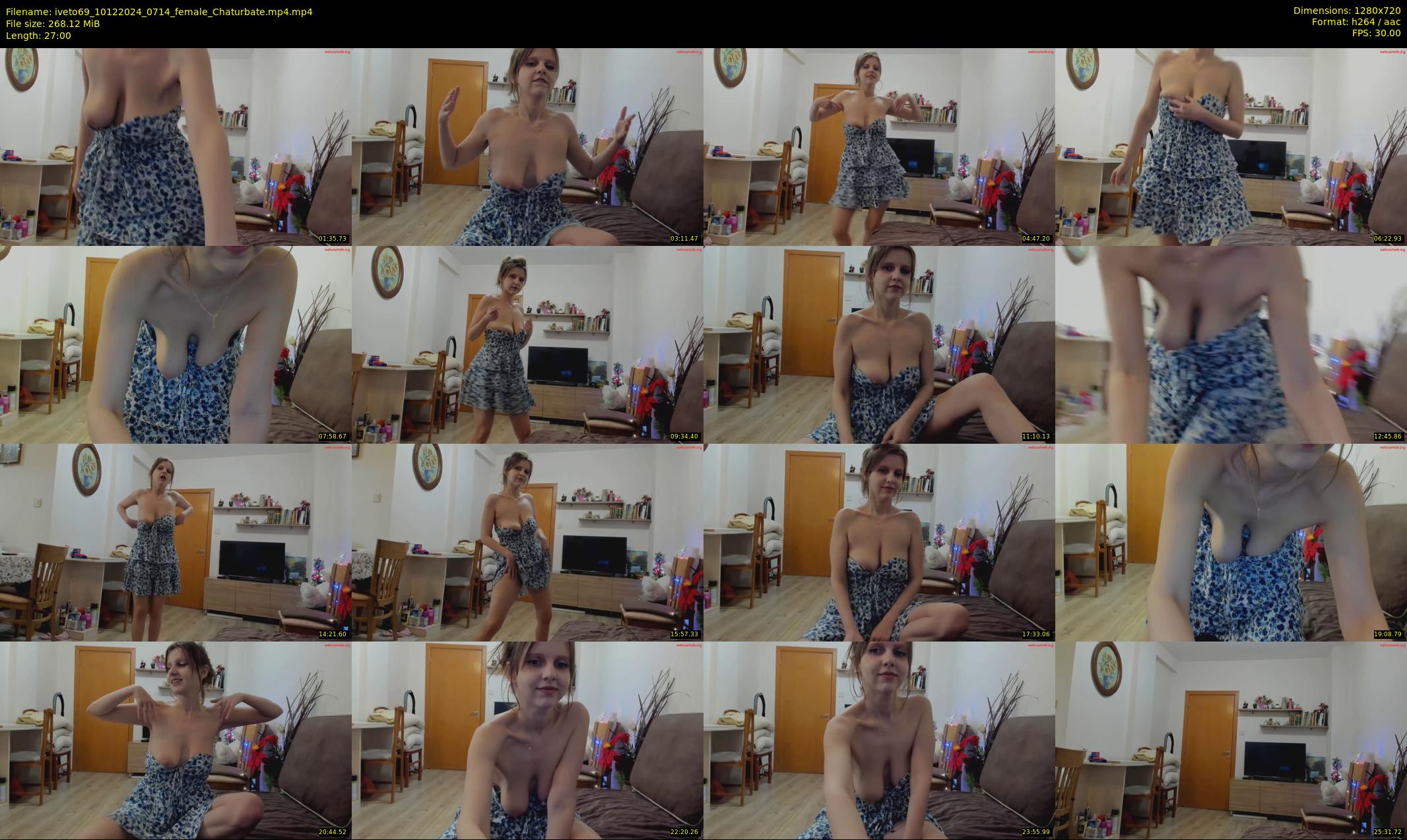 iveto69 — 27 minute Chaturbate female cam show recording, 720p, Dec 10, 2024