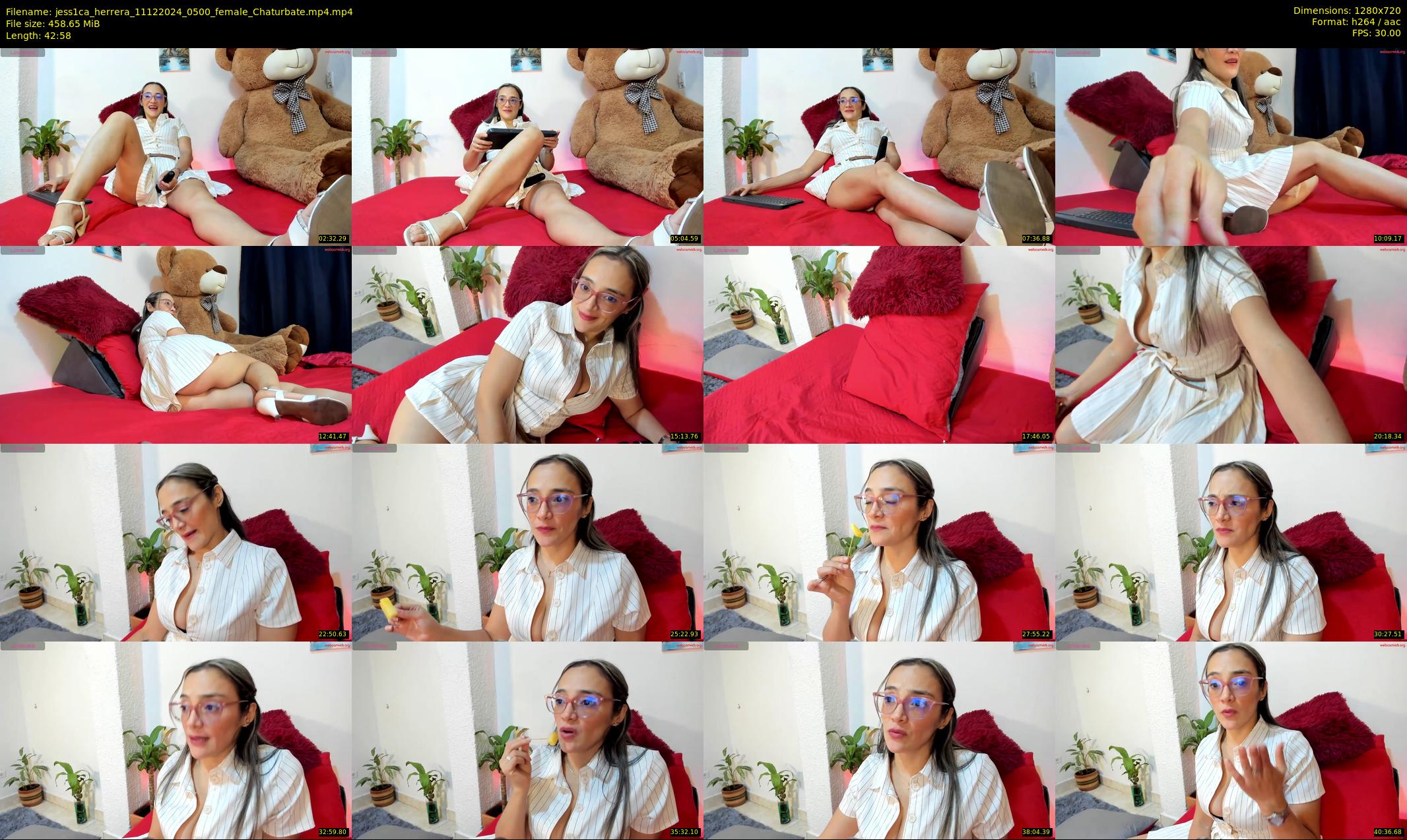 jess1ca_herrera — 43 minute Chaturbate female cam show recording, 720p, Dec 11, 2024