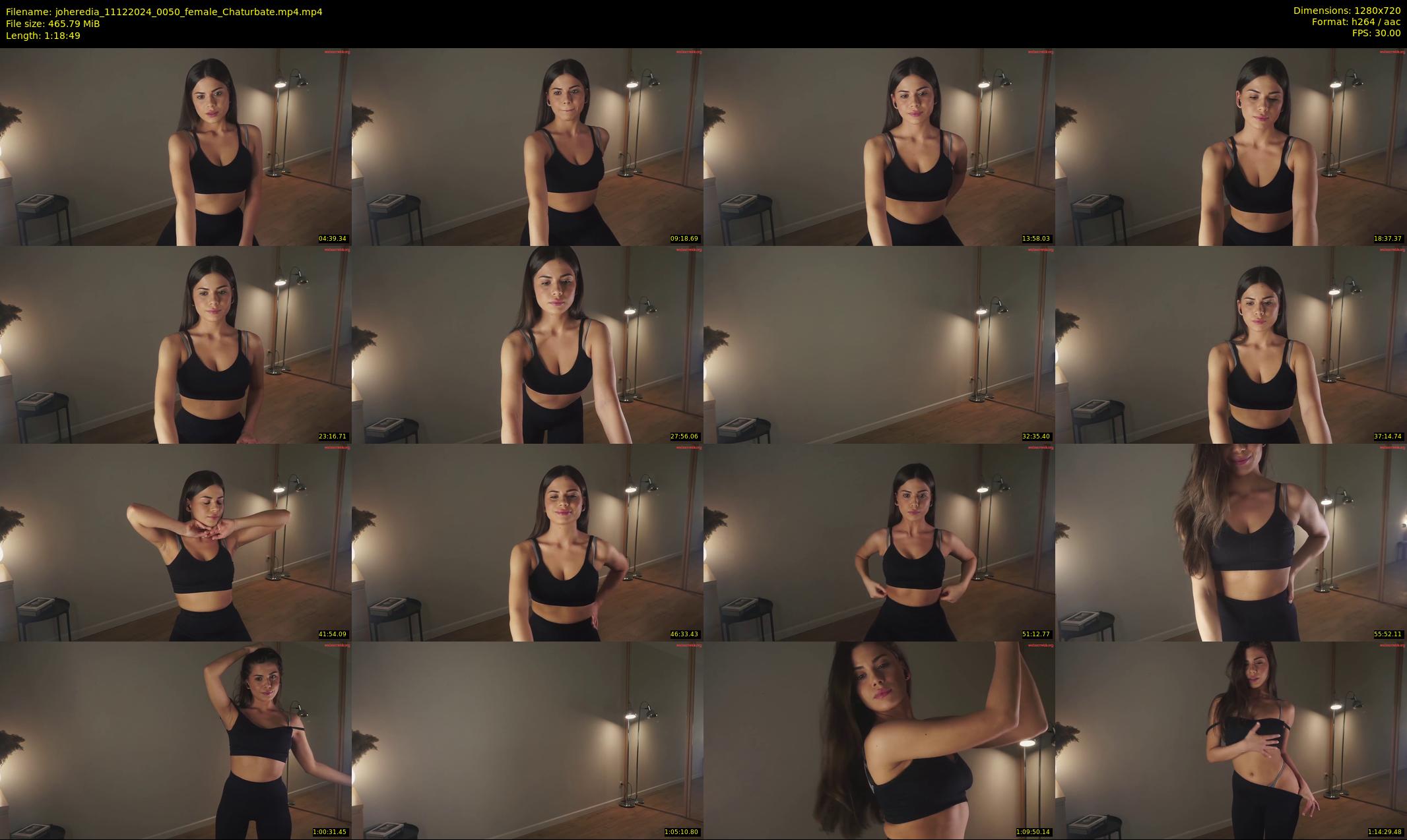 joheredia — 79 minute Chaturbate female cam show recording, 720p, Dec 11, 2024