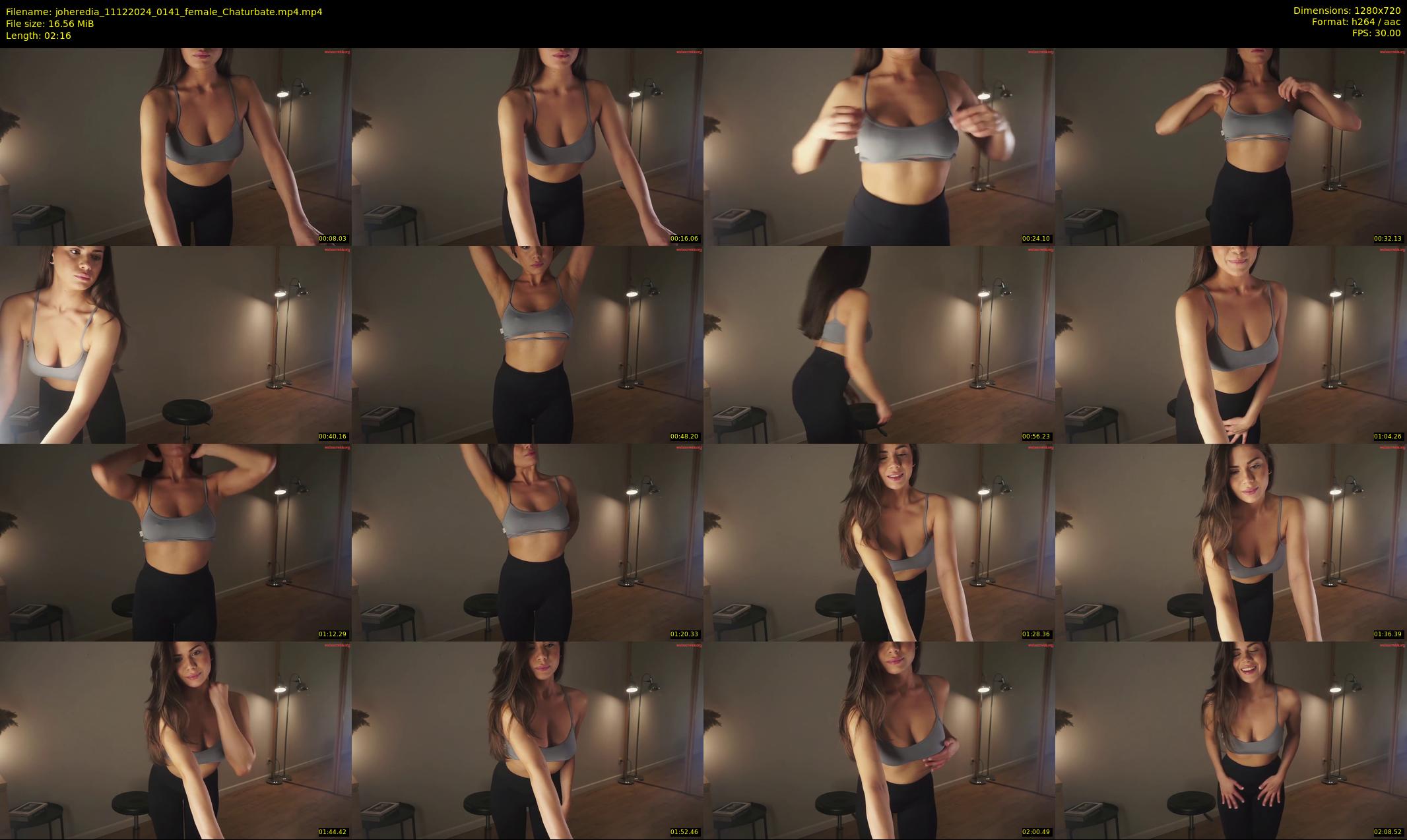 joheredia — 3 minute Chaturbate female cam show recording, 720p, Dec 11, 2024