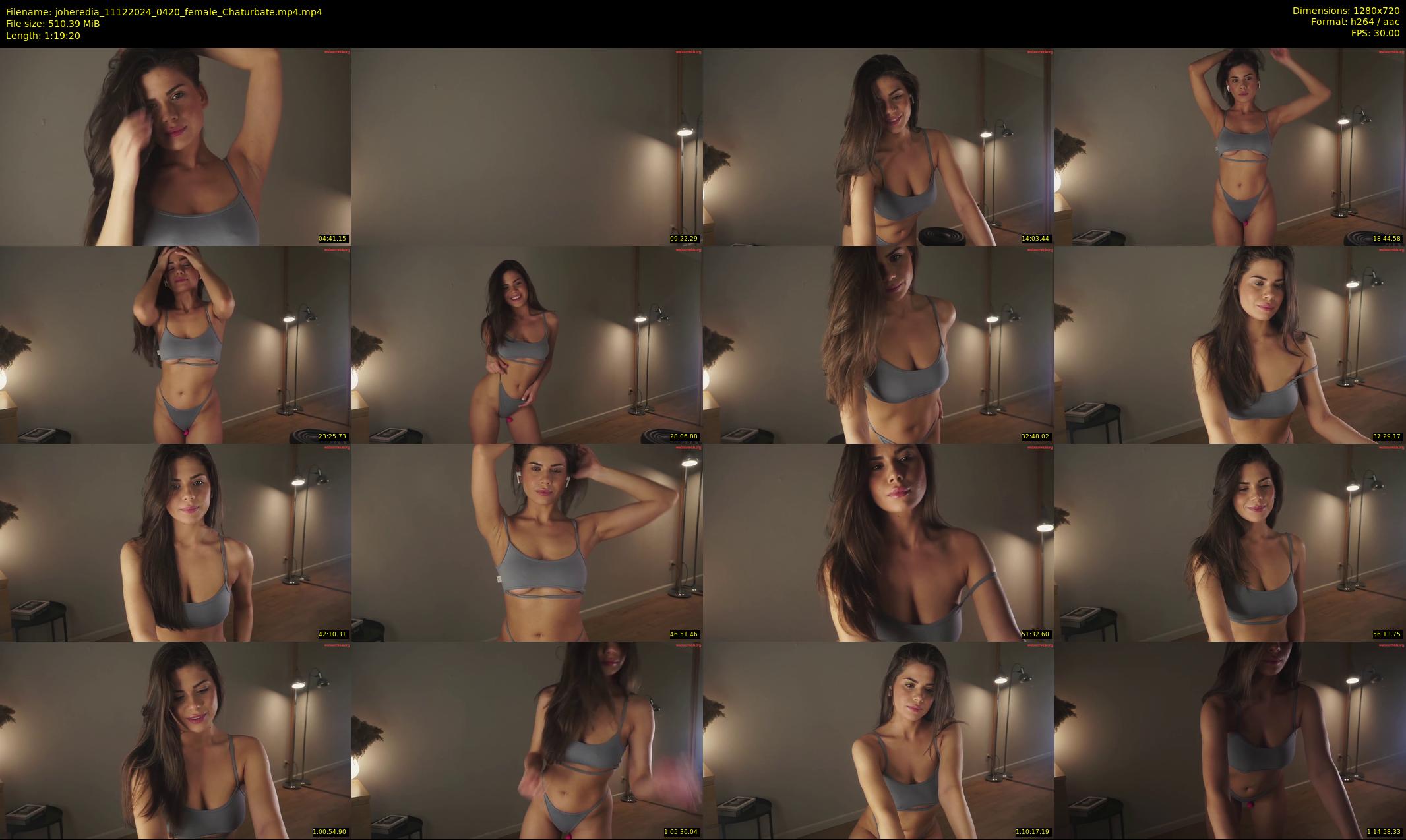 joheredia — 80 minute Chaturbate female cam show recording, 720p, Dec 11, 2024