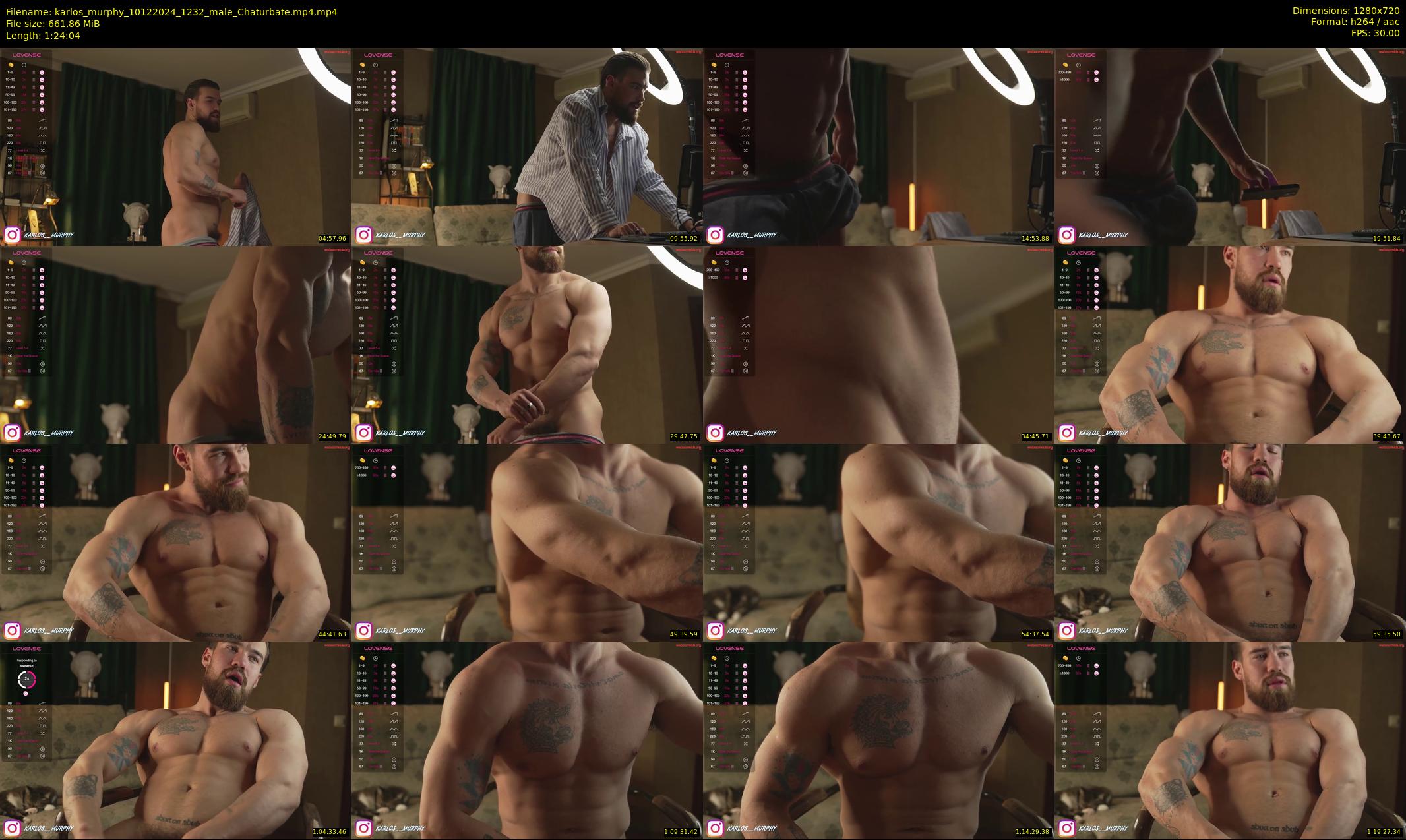 karlos_murphy — 85 minute Chaturbate male cam show recording, 720p, Dec 10, 2024
