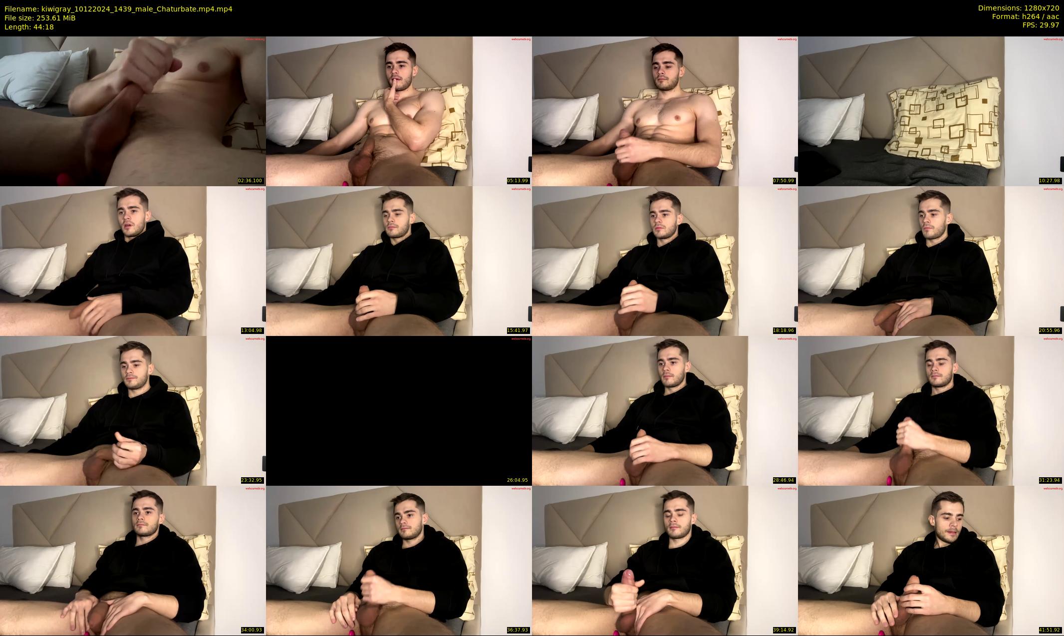 kiwigray — 45 minute Chaturbate male cam show recording, 720p, Dec 10, 2024