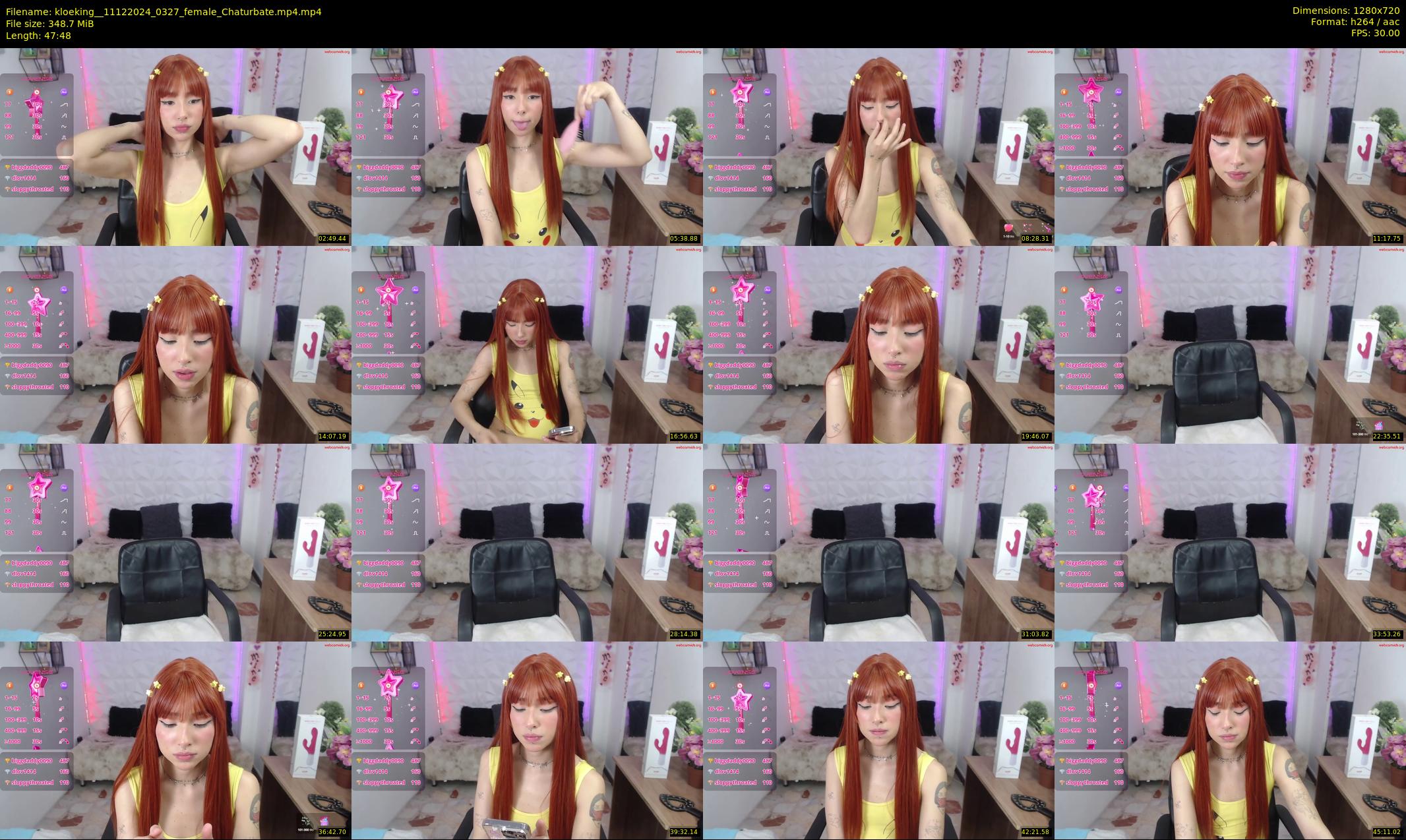 kloeking_ — 48 minute Chaturbate female cam show recording, 720p, Dec 11, 2024
