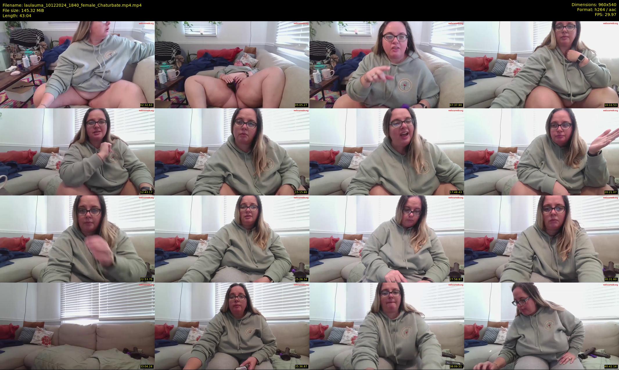 laulauma — 44 minute Chaturbate female cam show recording, 480p, Dec 10, 2024