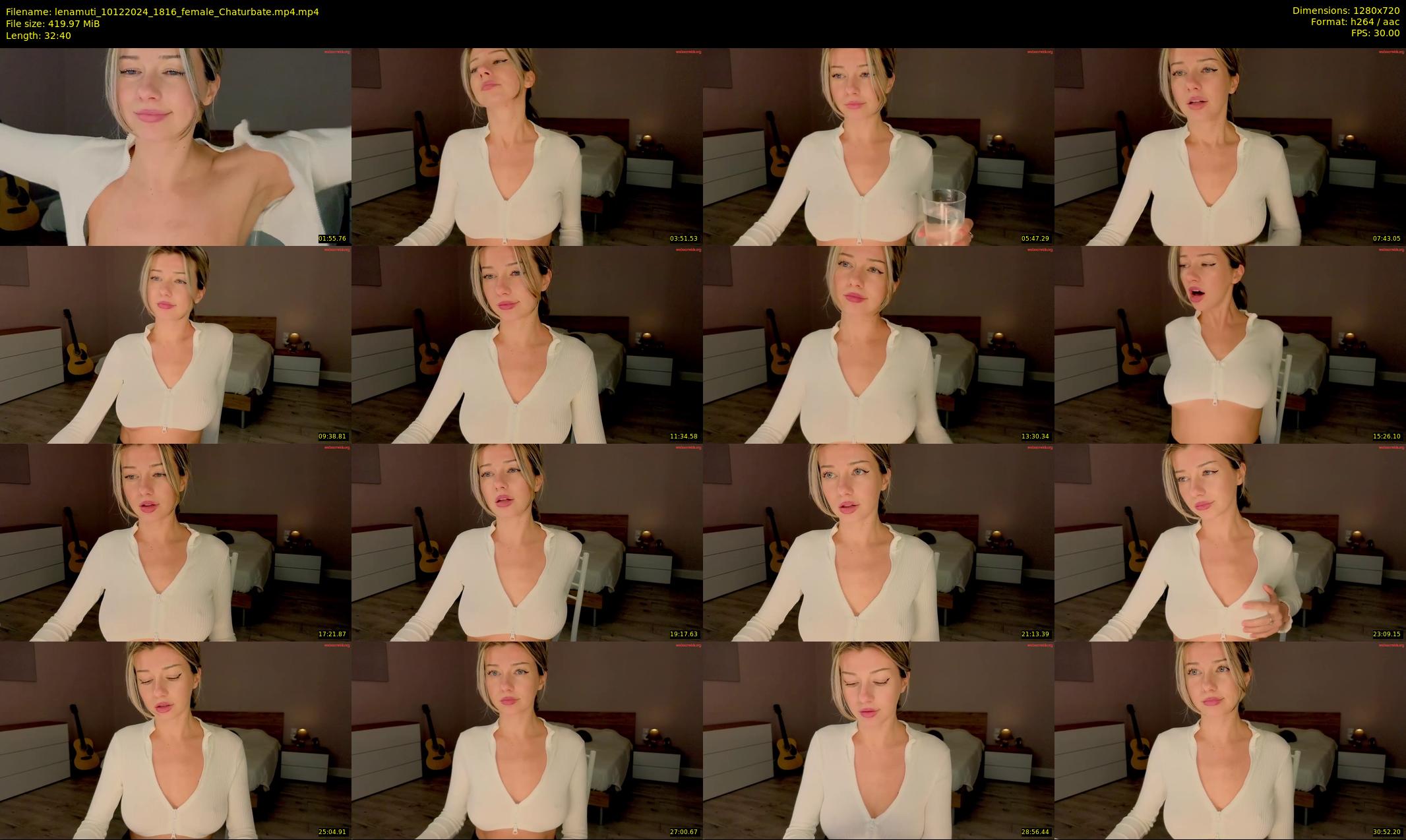lenamuti — 33 minute Chaturbate female cam show recording, 720p, Dec 10, 2024