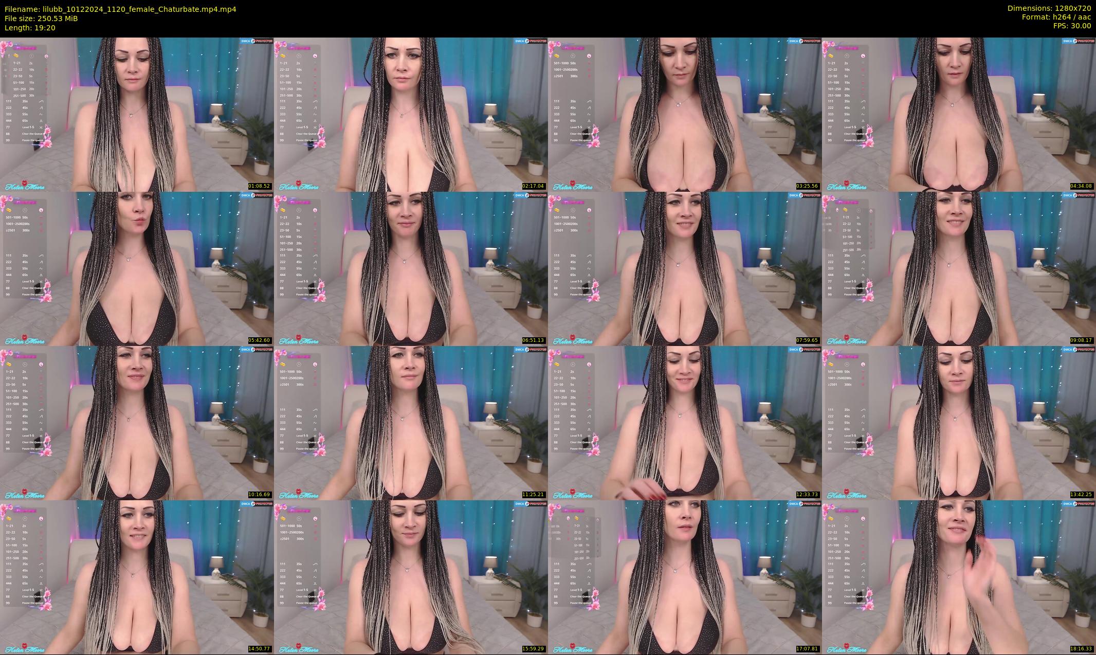 lilubb — 20 minute Chaturbate female cam show recording, 720p, Dec 10, 2024