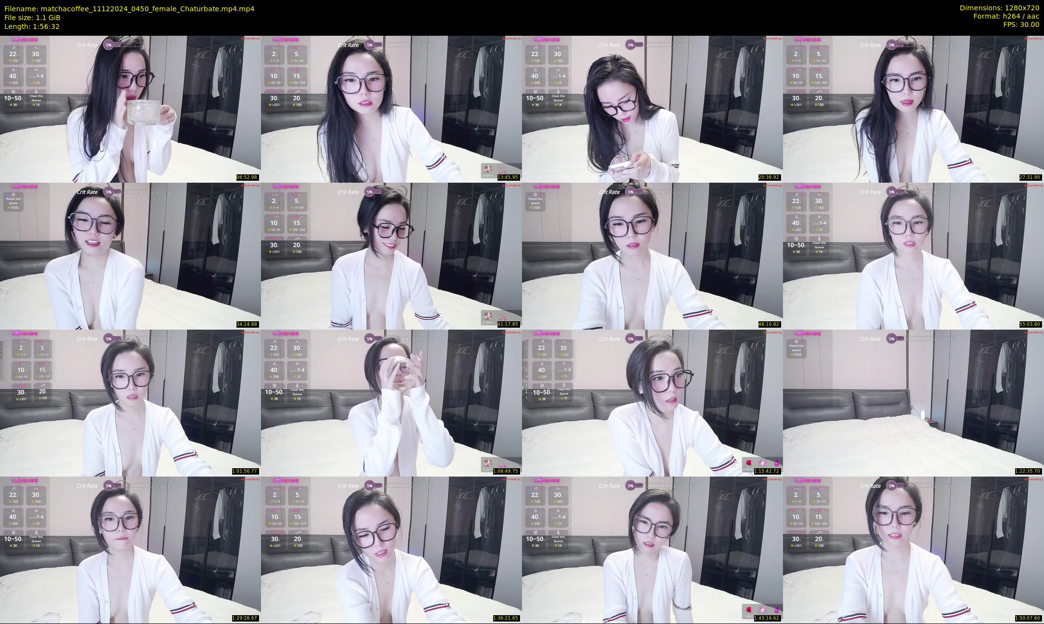 matchacoffee — 117 minute Chaturbate female cam show recording, 720p, Dec 11, 2024