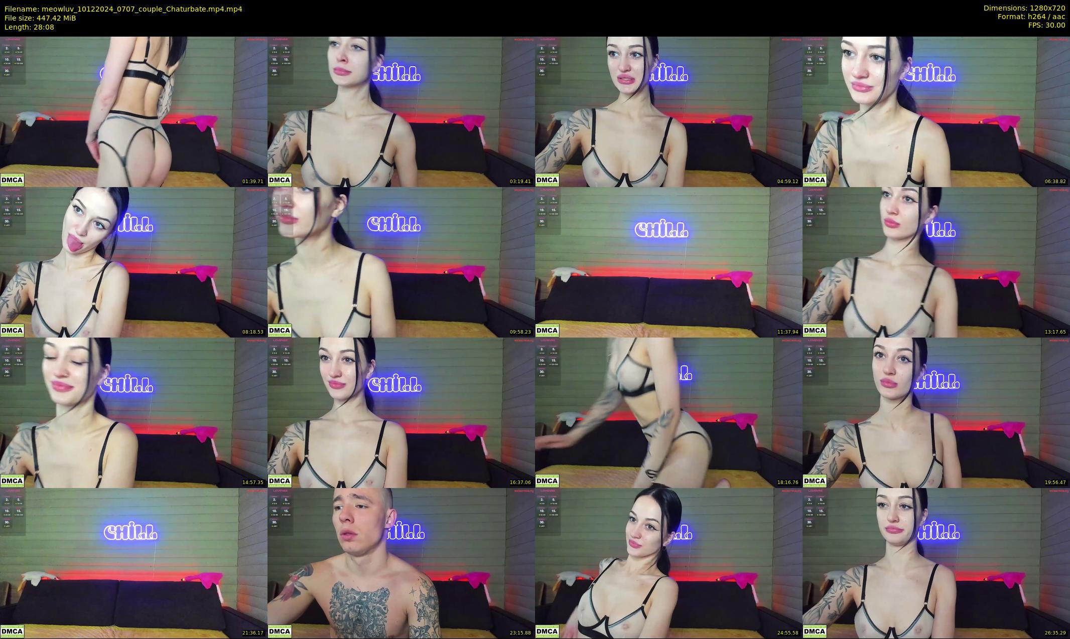 meowluv — 29 minute Chaturbate couple cam show recording, 720p, Dec 10, 2024
