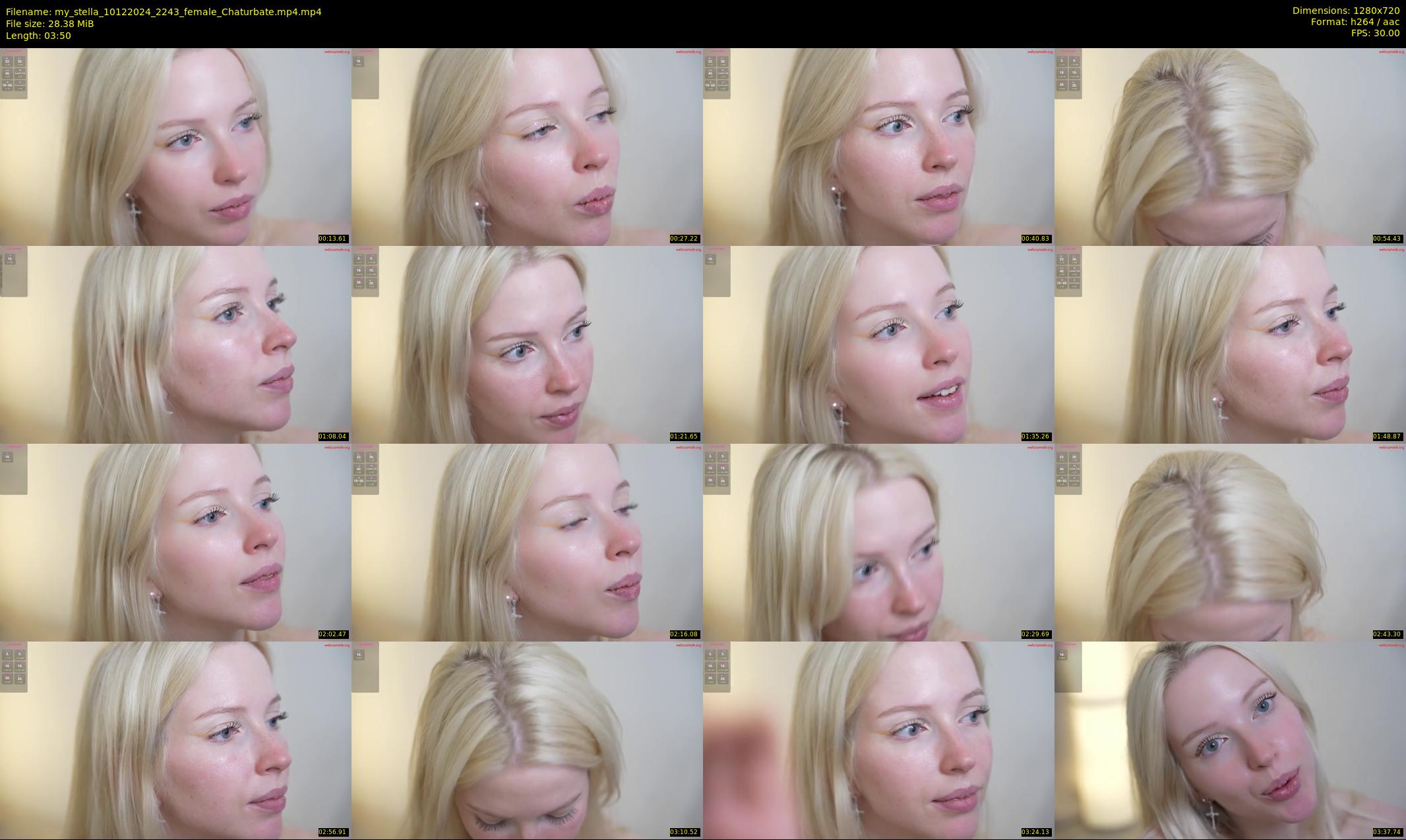 my_stella — 4 minute Chaturbate female cam show recording, 720p, Dec 10, 2024