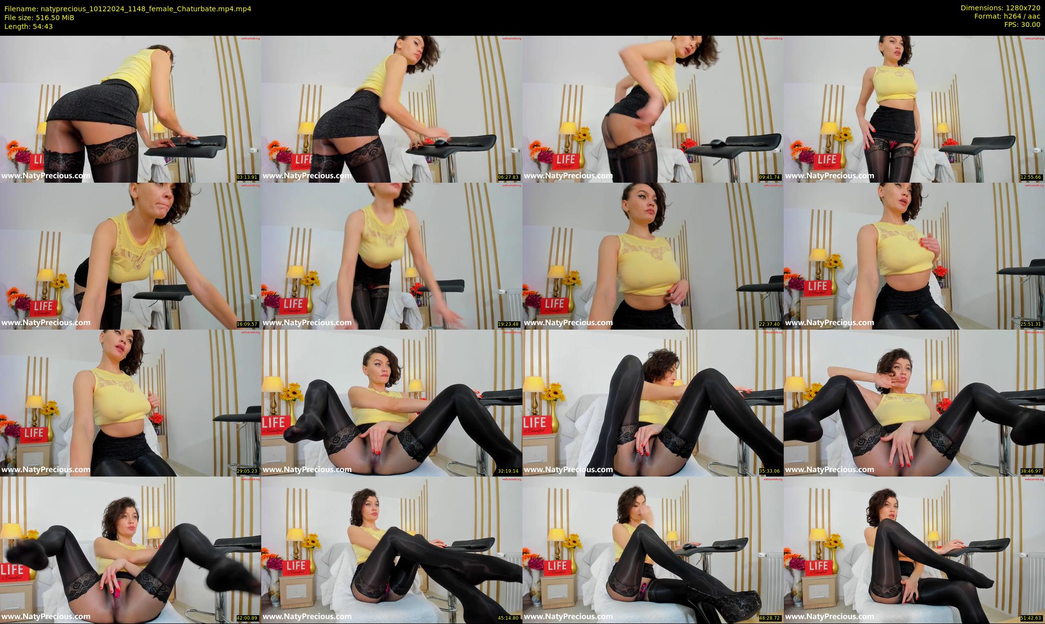 natyprecious — 55 minute Chaturbate female cam show recording, 720p, Dec 10, 2024