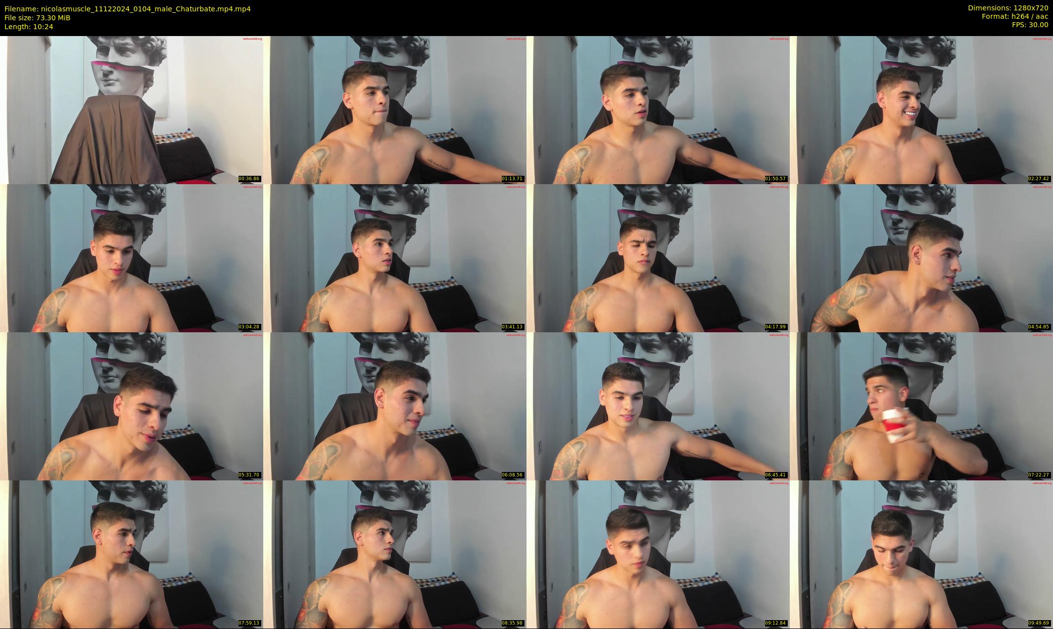 nicolasmuscle — 11 minute Chaturbate male cam show recording, 720p, Dec 11, 2024