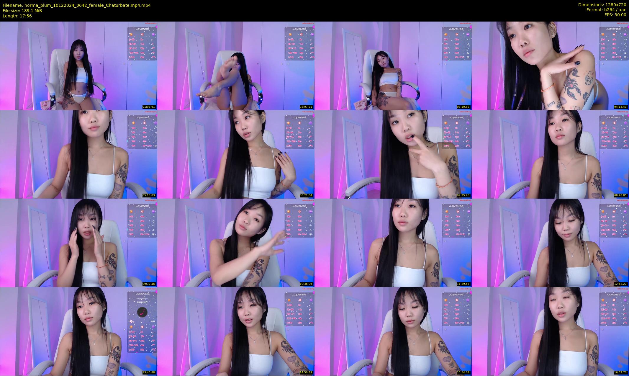 norma_blum — 18 minute Chaturbate female cam show recording, 720p, Dec 10, 2024