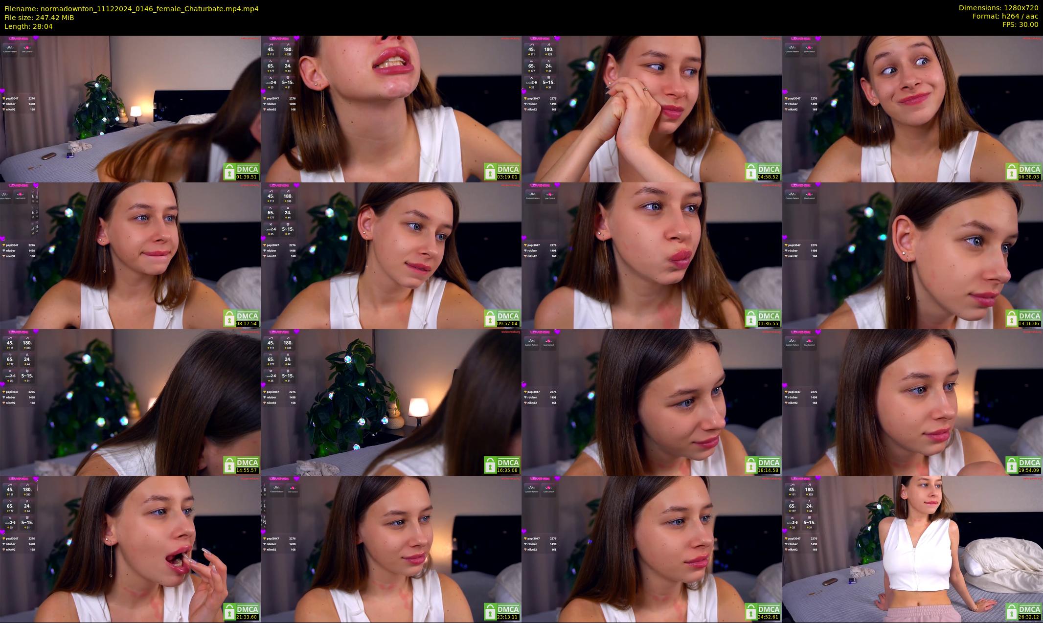 normadownton — 29 minute Chaturbate female cam show recording, 720p, Dec 11, 2024