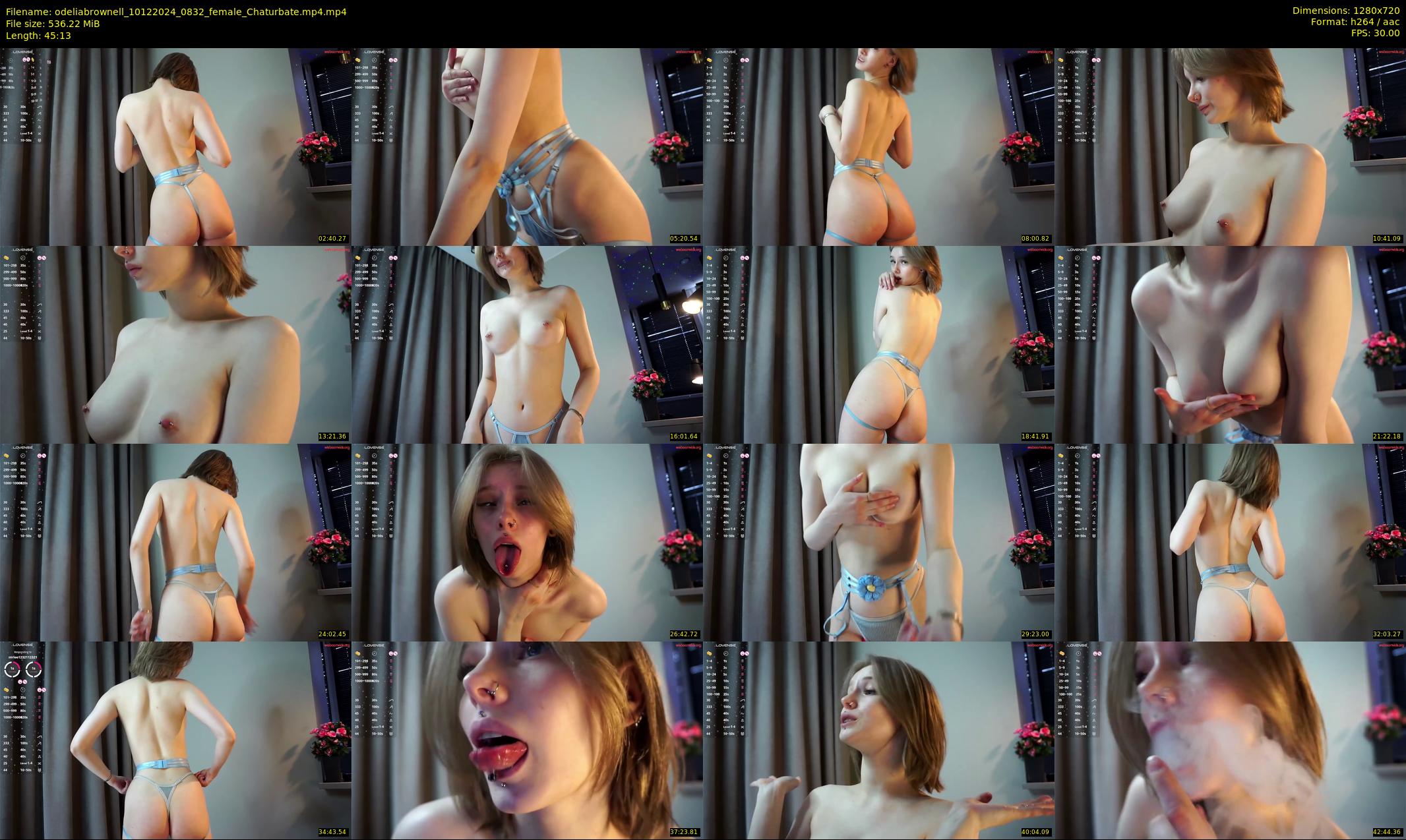 odeliabrownell — 46 minute Chaturbate female cam show recording, 720p, Dec 10, 2024