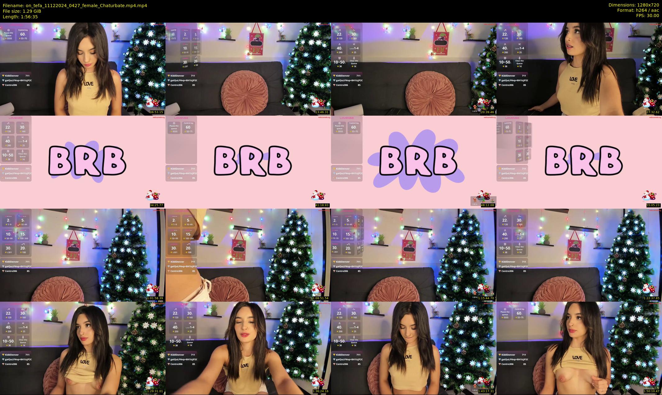 on_tefa — 117 minute Chaturbate female cam show recording, 720p, Dec 11, 2024
