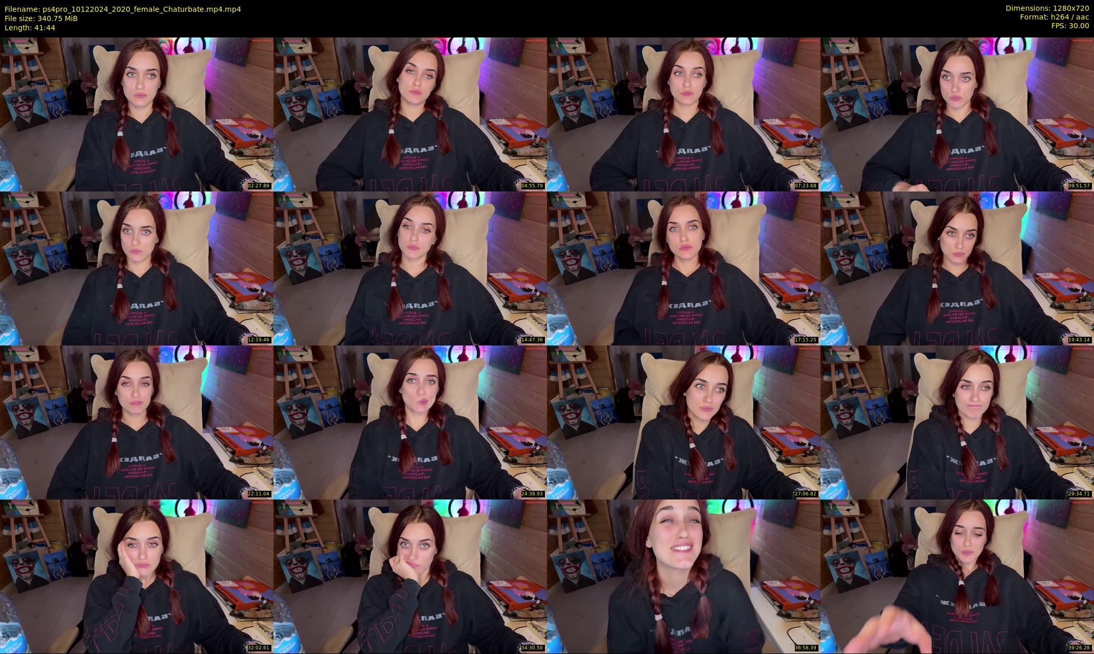 ps4pro — 42 minute Chaturbate female cam show recording, 720p, Dec 10, 2024
