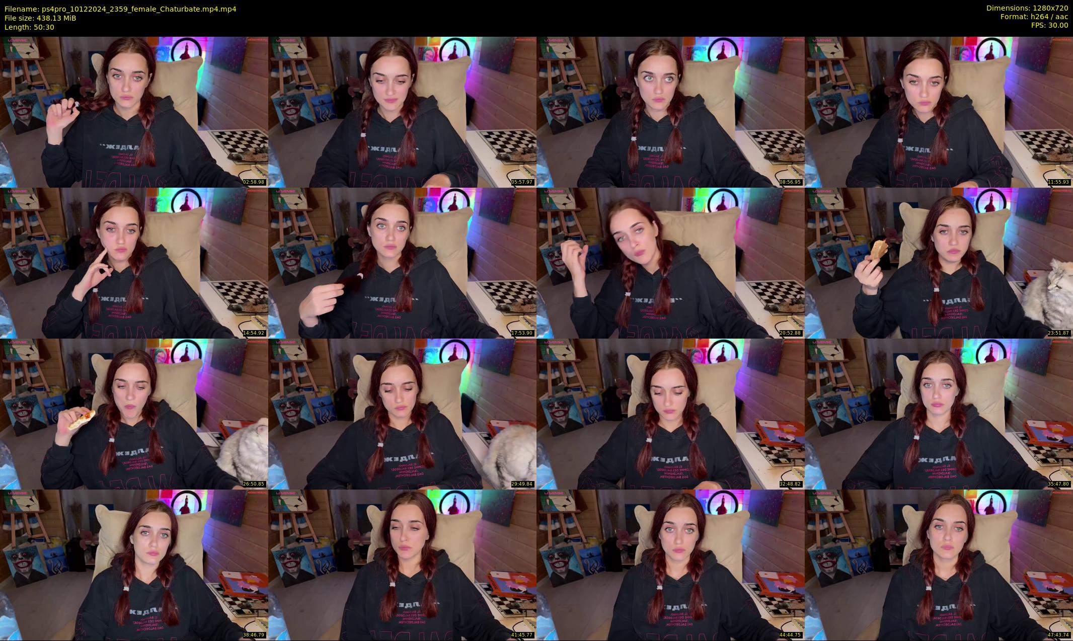 ps4pro — 51 minute Chaturbate female cam show recording, 720p, Dec 10, 2024