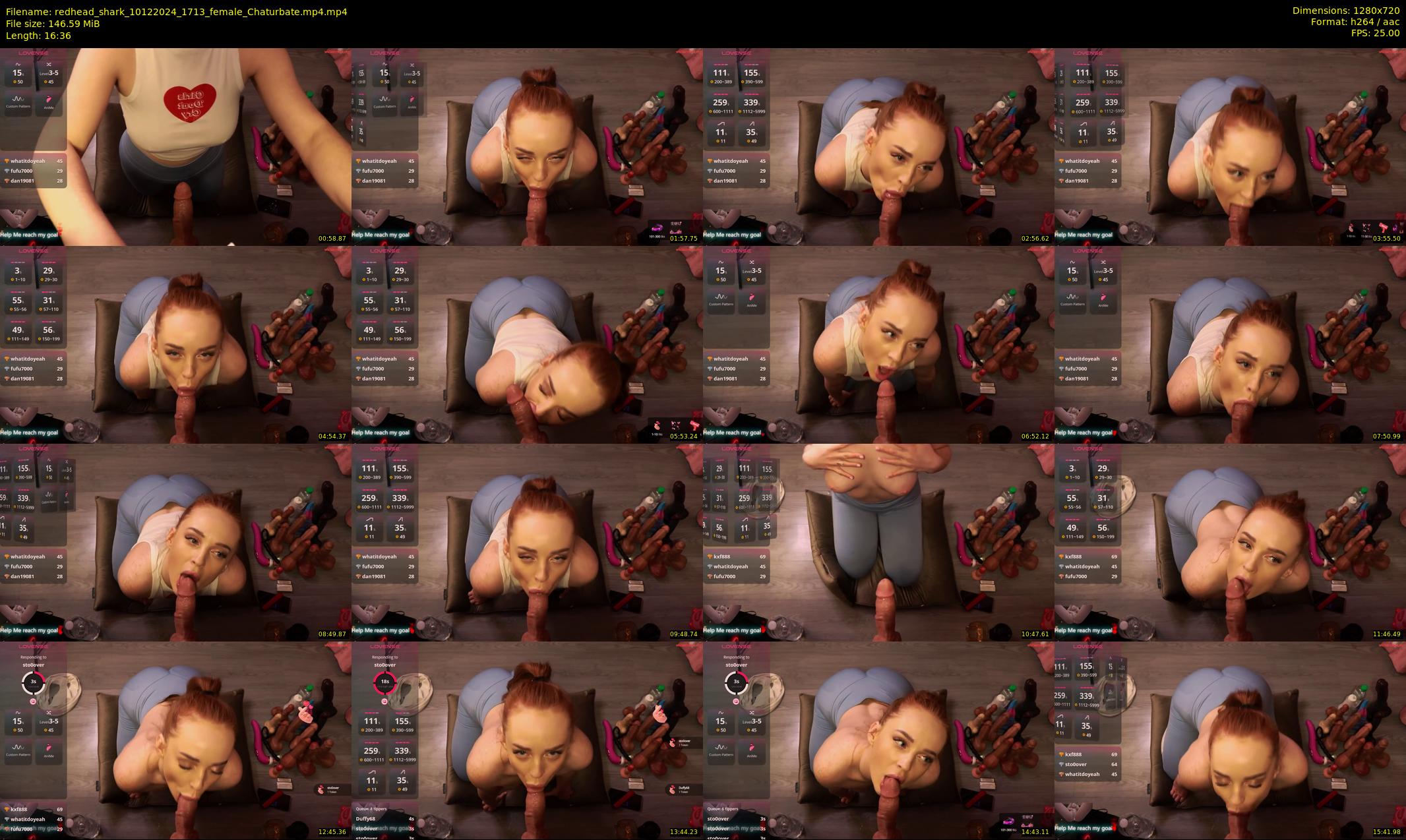 redhead_shark — 17 minute Chaturbate female cam show recording, 720p, Dec 10, 2024
