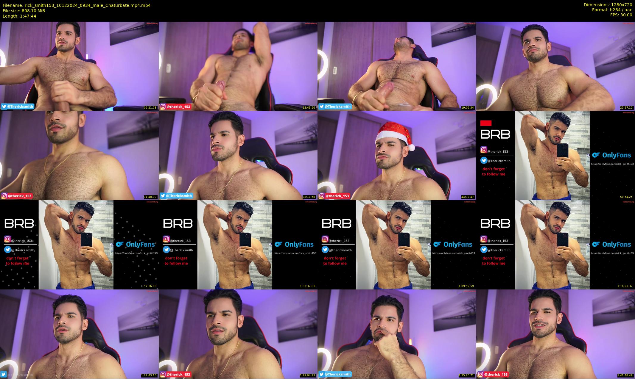 rick_smith153 — 108 minute Chaturbate male cam show recording, 720p, Dec 10, 2024