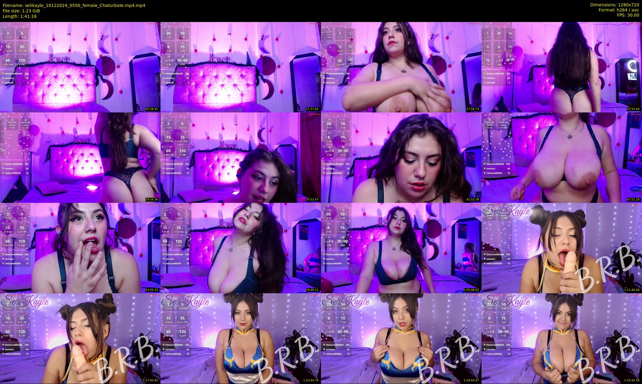 selikayle — 102 minute Chaturbate female cam show recording, 720p, Dec 10, 2024