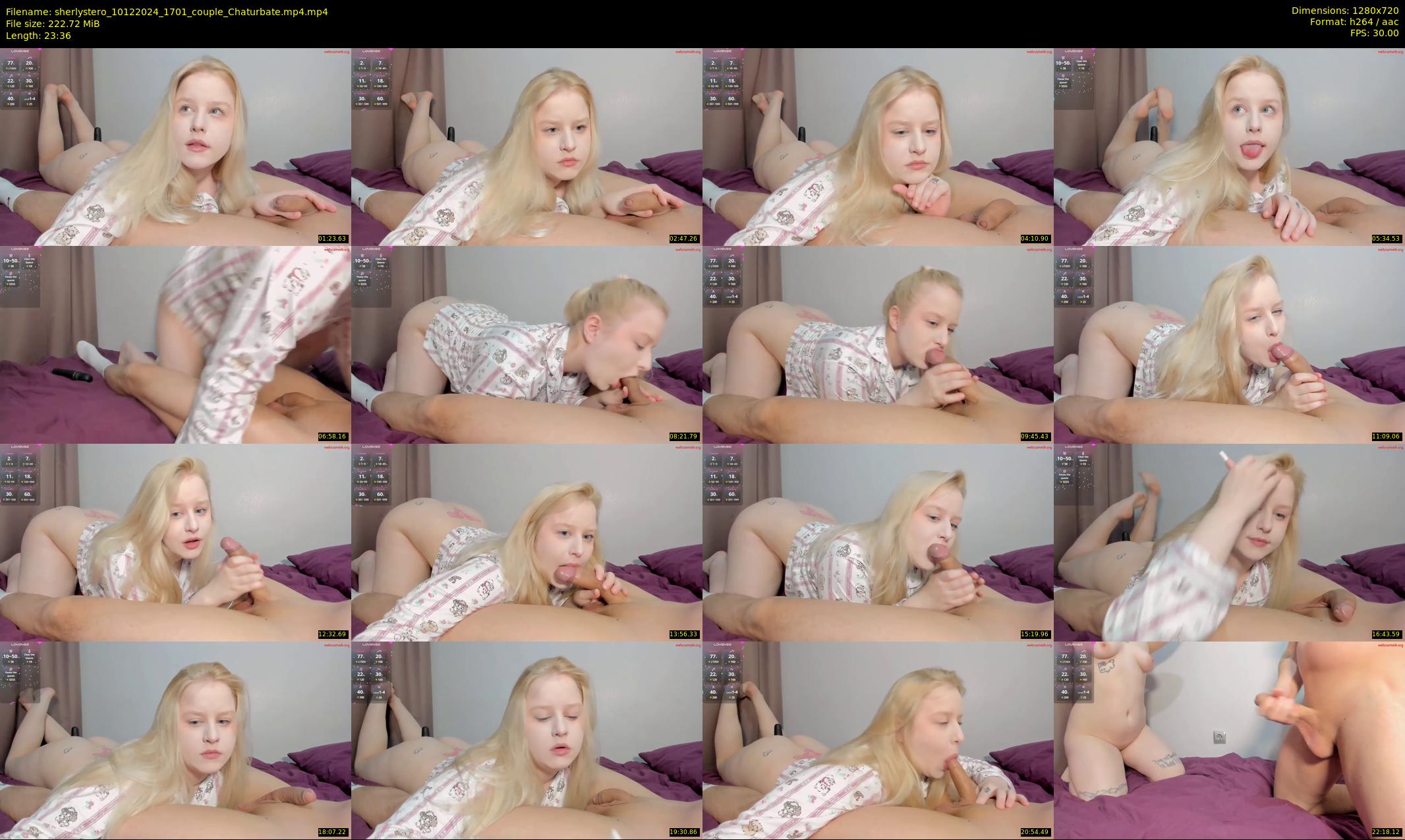 sherlystero — 24 minute Chaturbate couple cam show recording, 720p, Dec 10, 2024