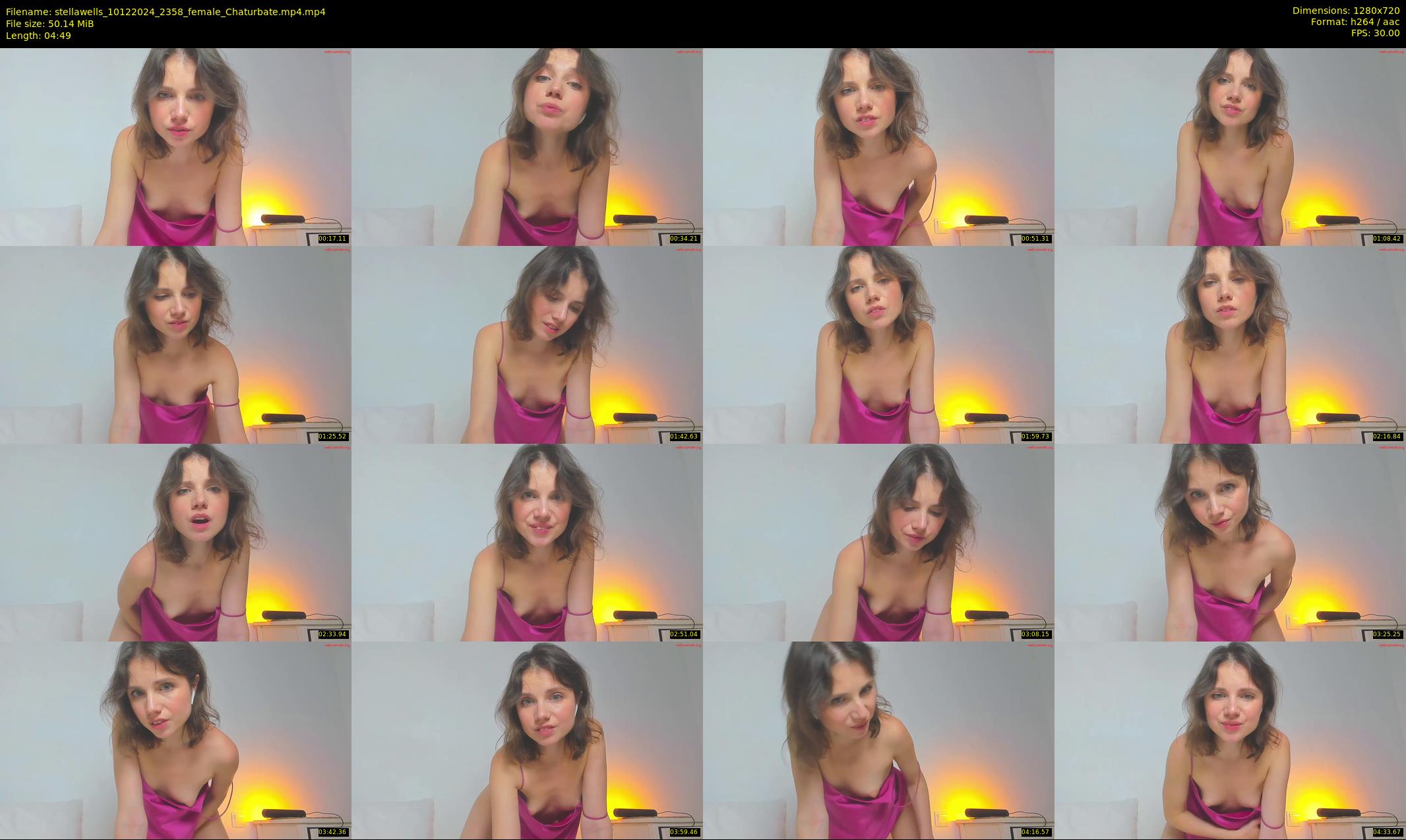 stellawells — 5 minute Chaturbate female cam show recording, 720p, Dec 10, 2024