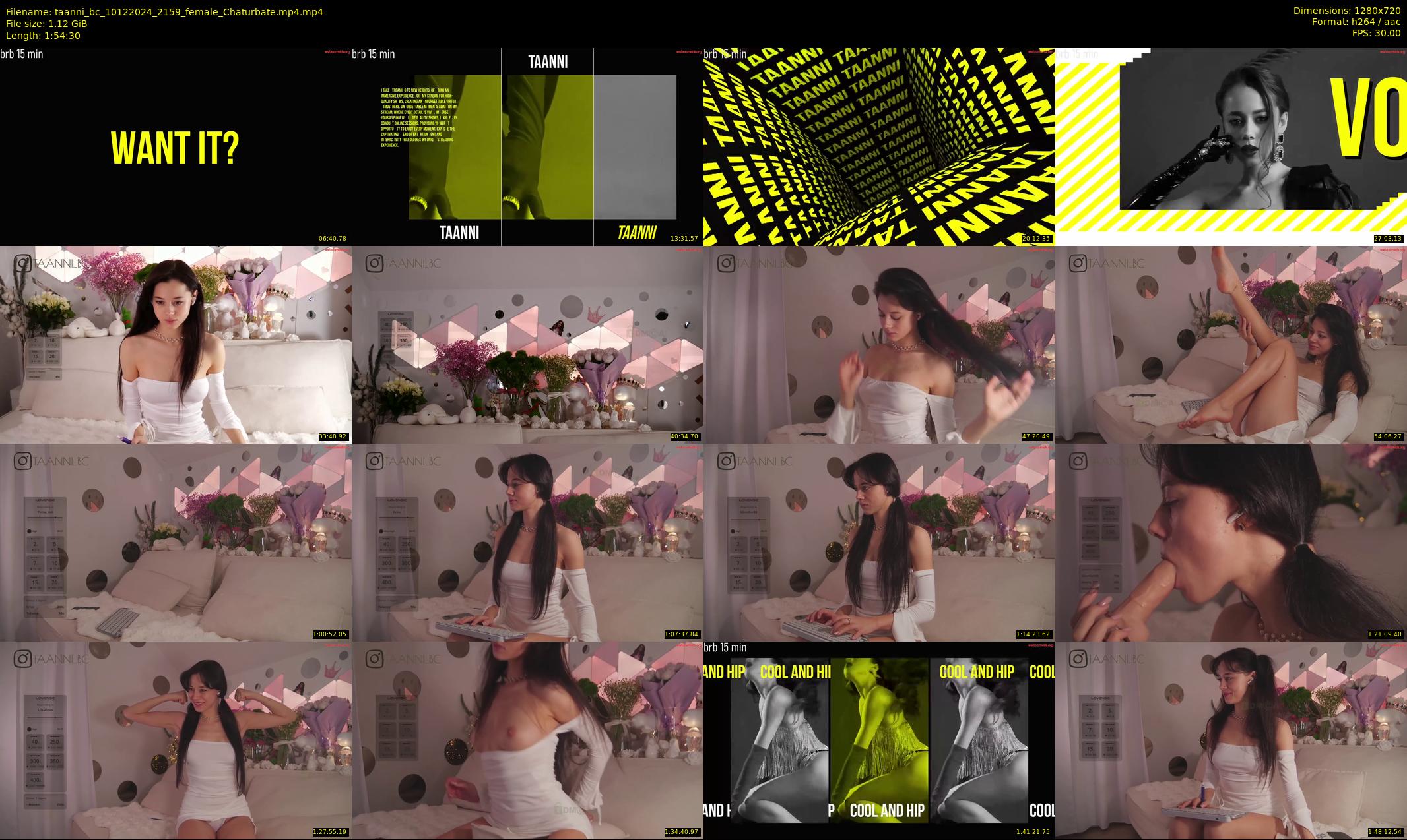 taanni_bc — 115 minute Chaturbate female cam show recording, 720p, Dec 10, 2024