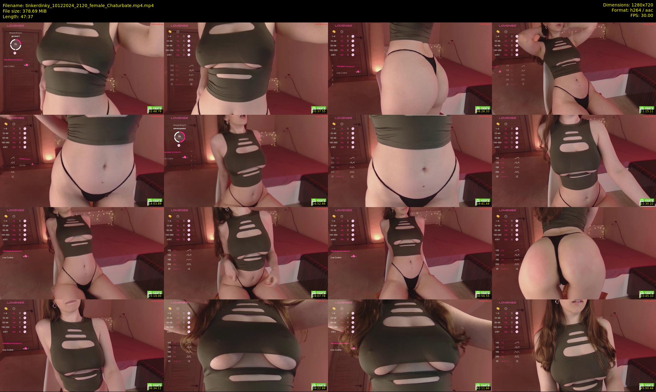 tinkerdinky — 48 minute Chaturbate female cam show recording, 720p, Dec 10, 2024