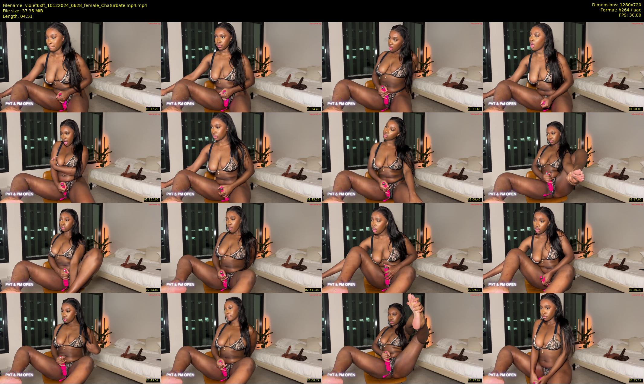 violet6xft — 5 minute Chaturbate female cam show recording, 720p, Dec 10, 2024