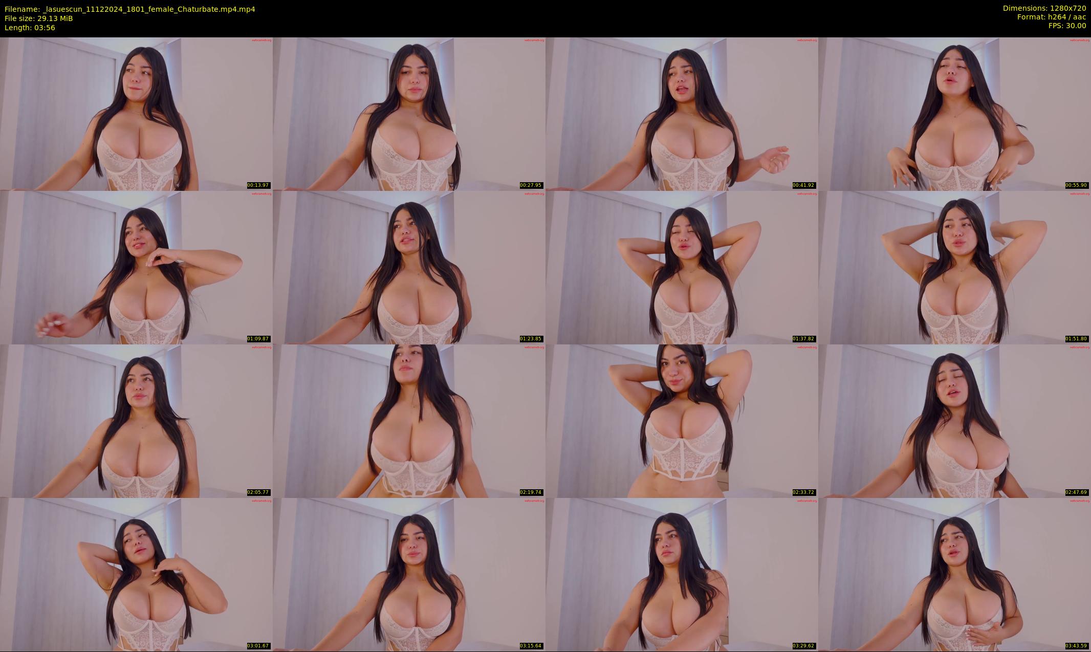 _lasuescun — 4 minute Chaturbate female cam show recording, 720p, Dec 11, 2024