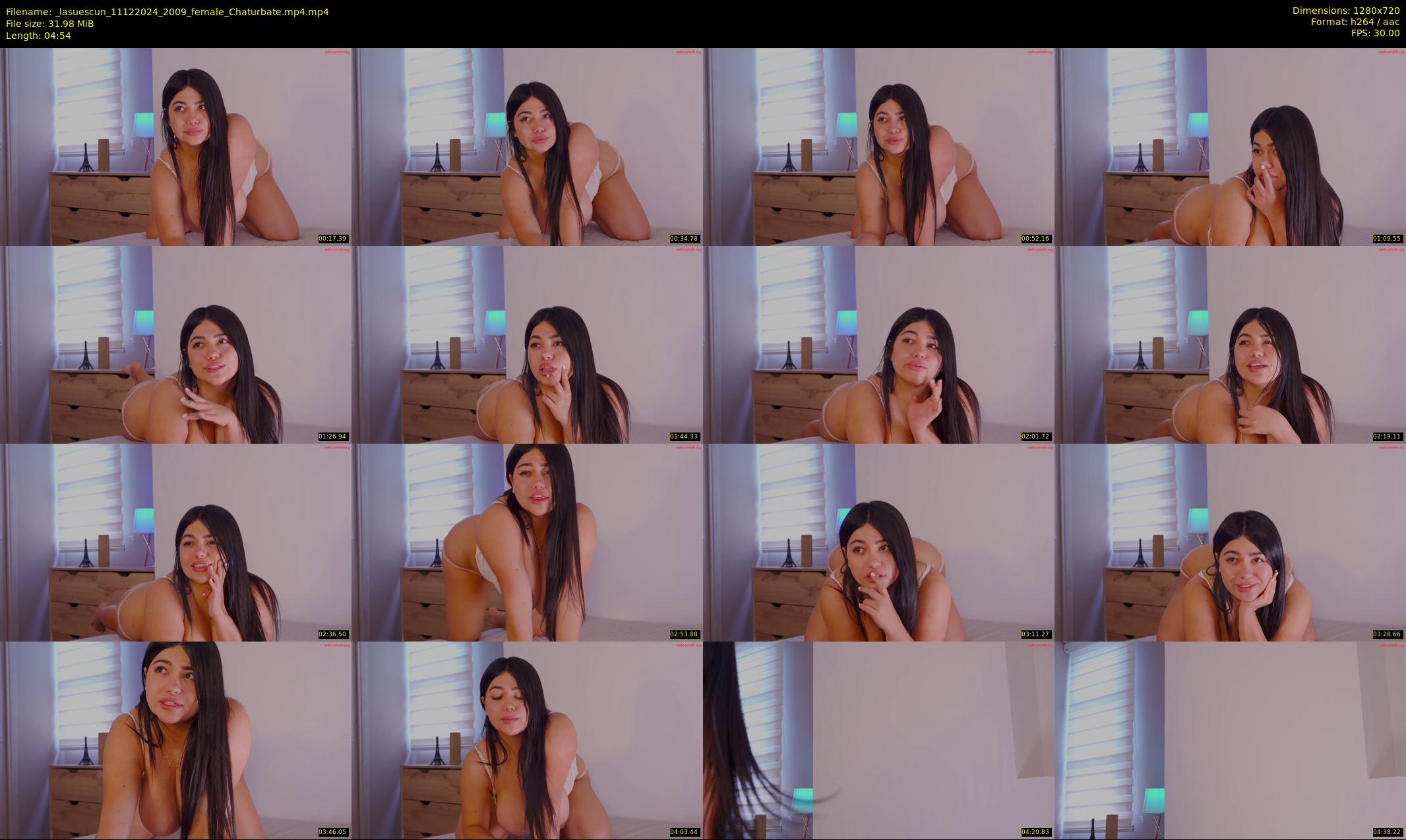 _lasuescun — 5 minute Chaturbate female cam show recording, 720p, Dec 11, 2024