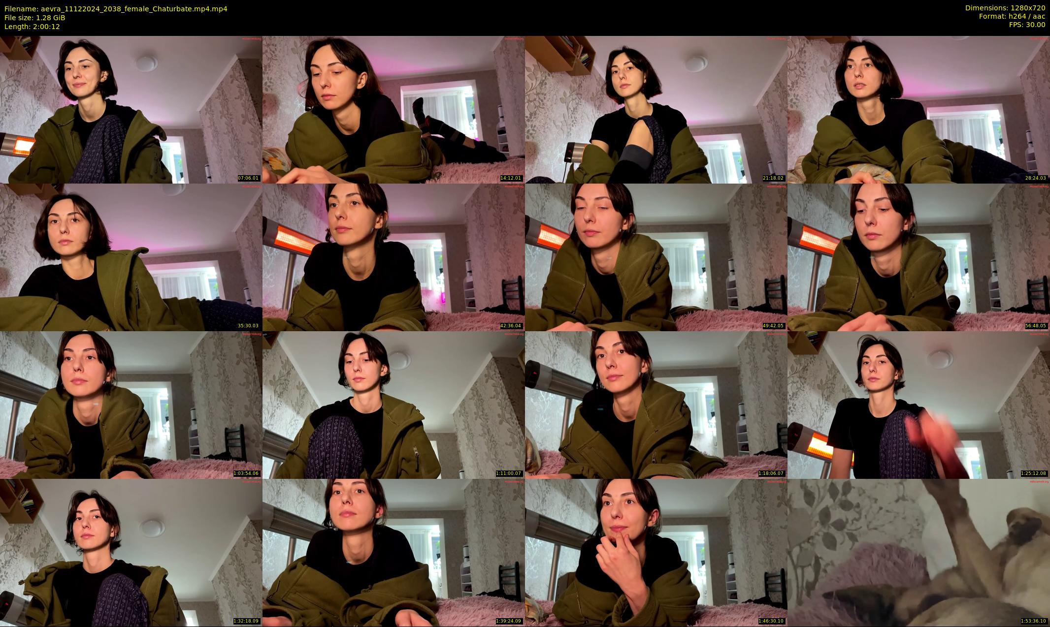 aevra — 121 minute Chaturbate female cam show recording, 720p, Dec 11, 2024