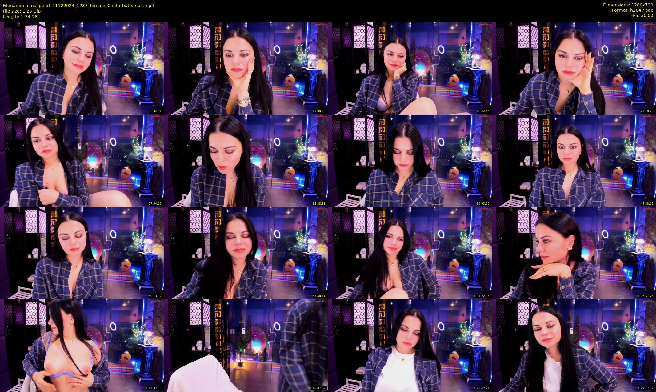 alma_pearl — 95 minute Chaturbate female cam show recording, 720p, Dec 11, 2024