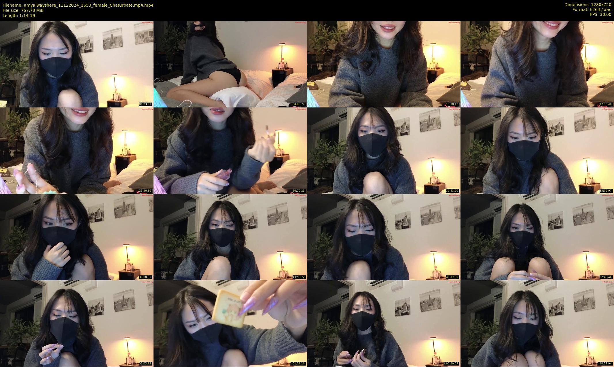 amyalwayshere — 75 minute Chaturbate female cam show recording, 720p, Dec 11, 2024