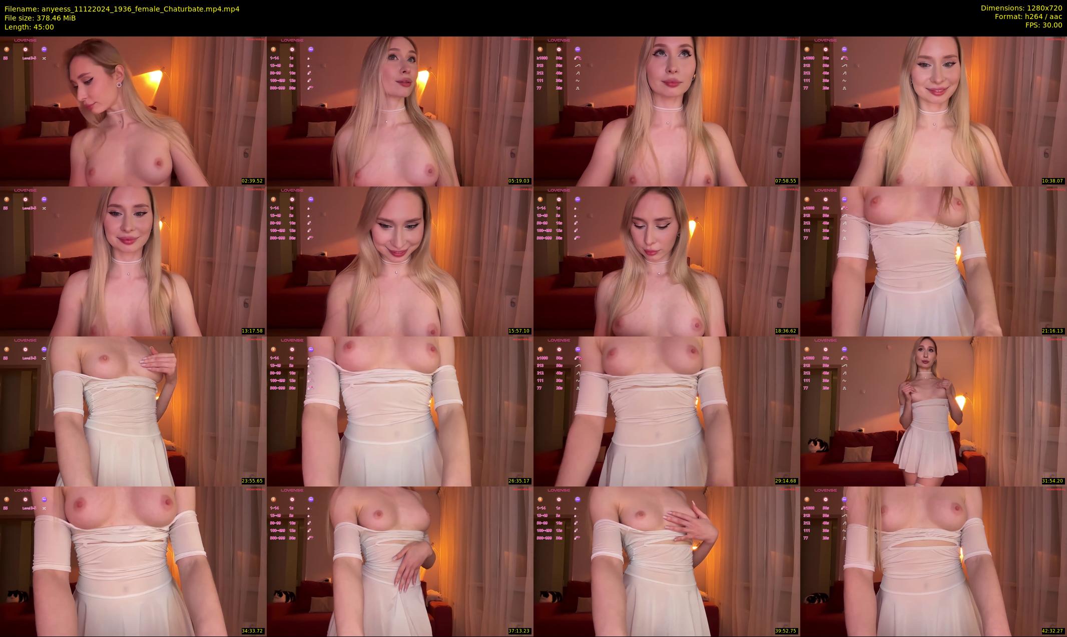 anyeess — 45 minute Chaturbate female cam show recording, 720p, Dec 11, 2024