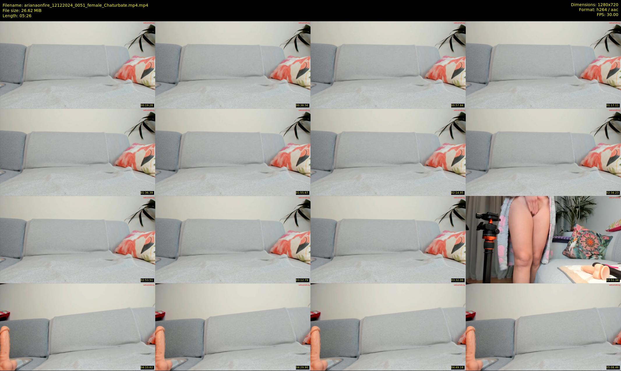 arianaonfire — 6 minute Chaturbate couple cam show recording, 720p, Dec 12, 2024