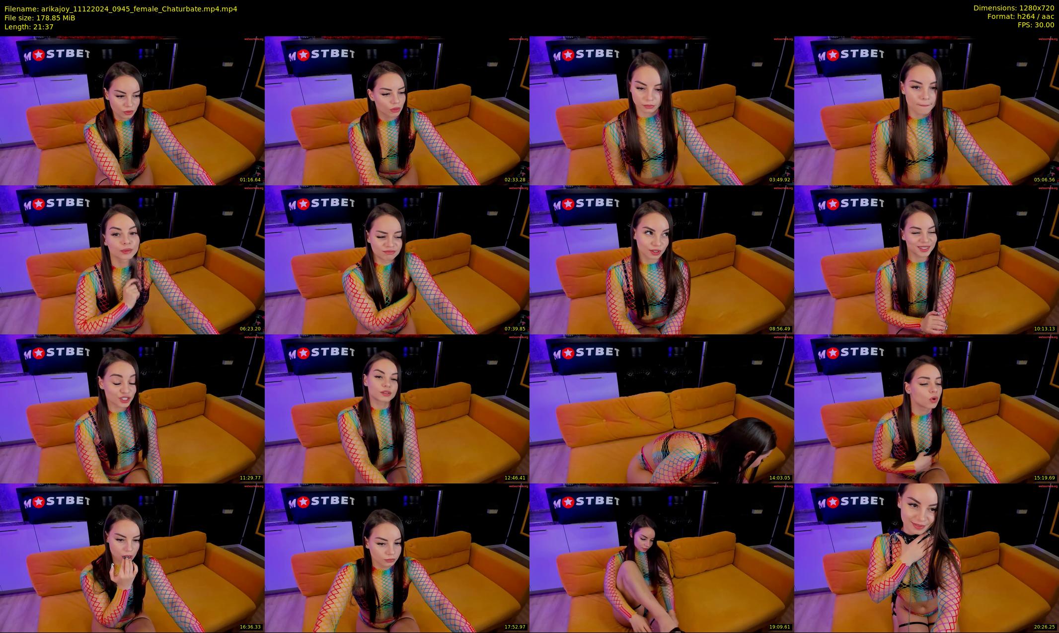 arikajoy — 22 minute Chaturbate female cam show recording, 720p, Dec 11, 2024