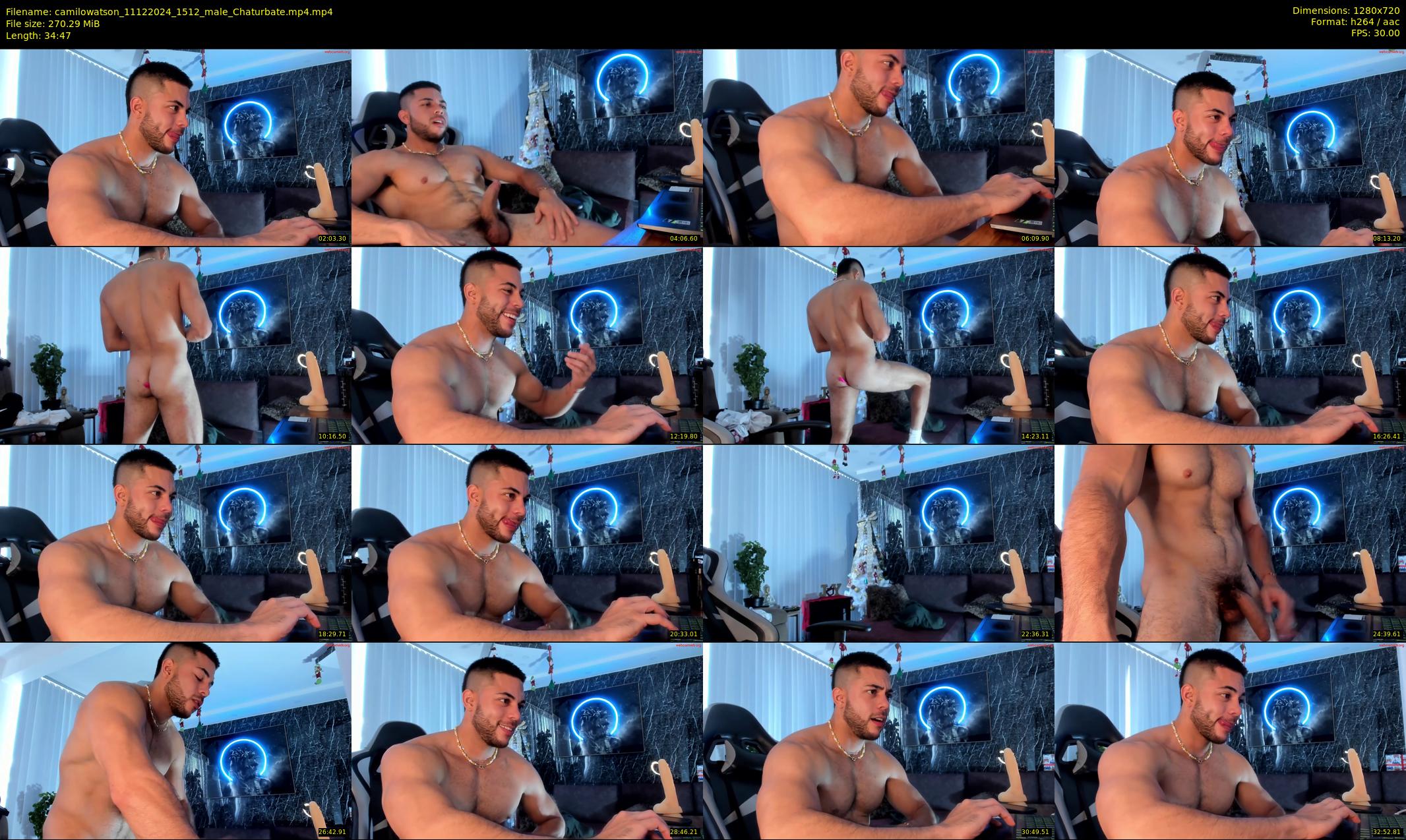 camilowatson — 35 minute Chaturbate male cam show recording, 720p, Dec 11, 2024