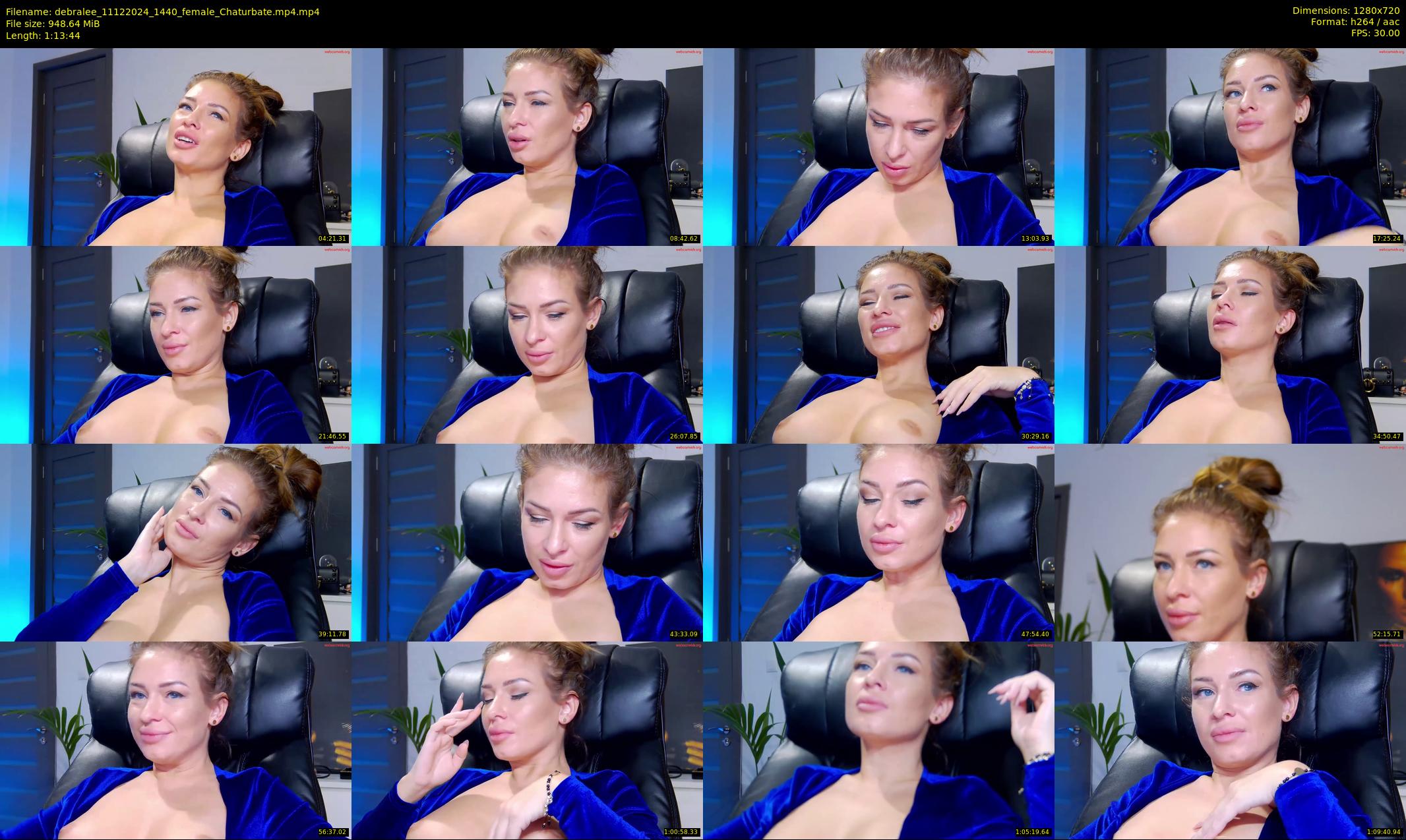 debralee — 74 minute Chaturbate female cam show recording, 720p, Dec 11, 2024